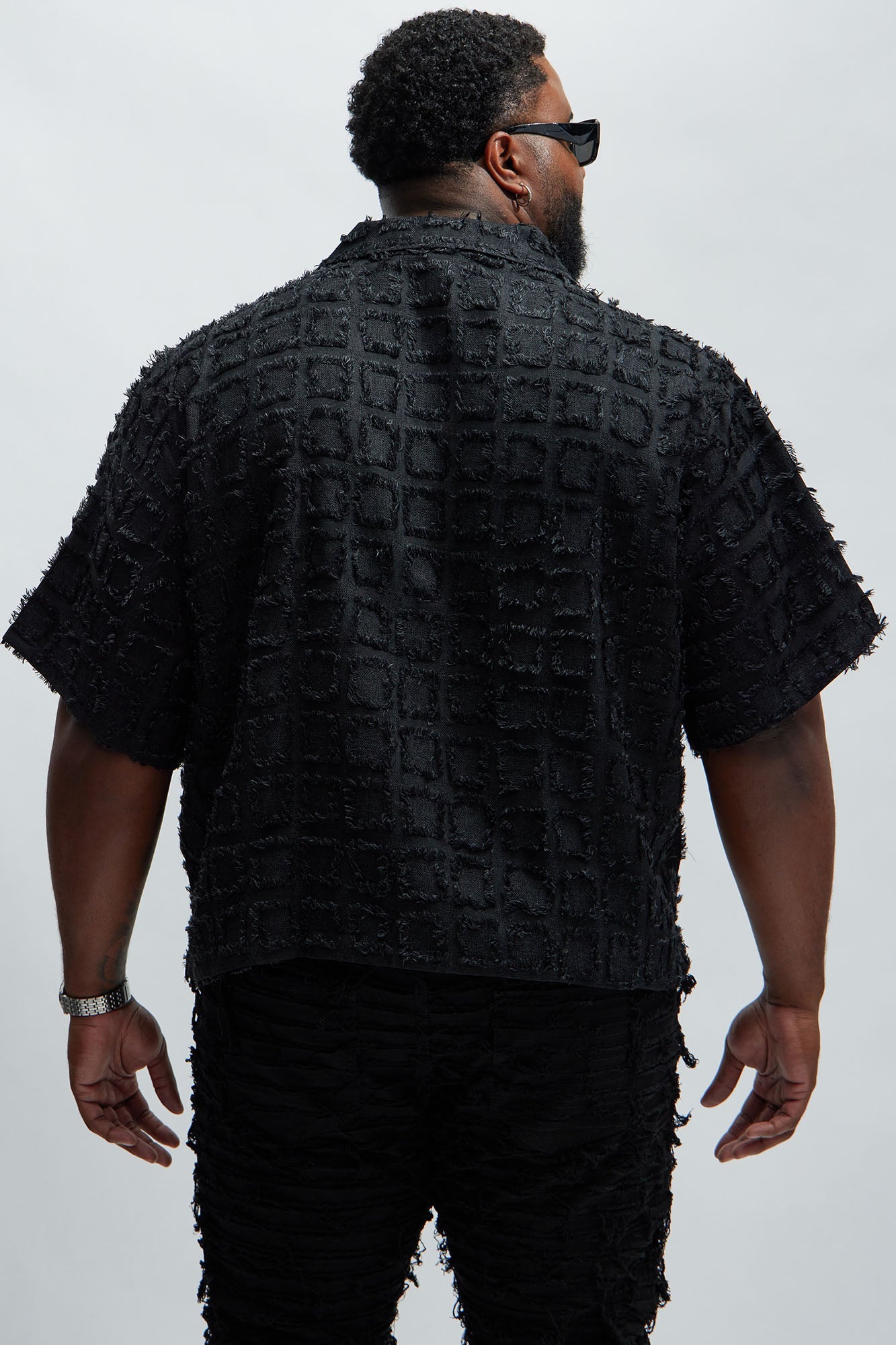 Window Shopping Boxy Shirt - Black