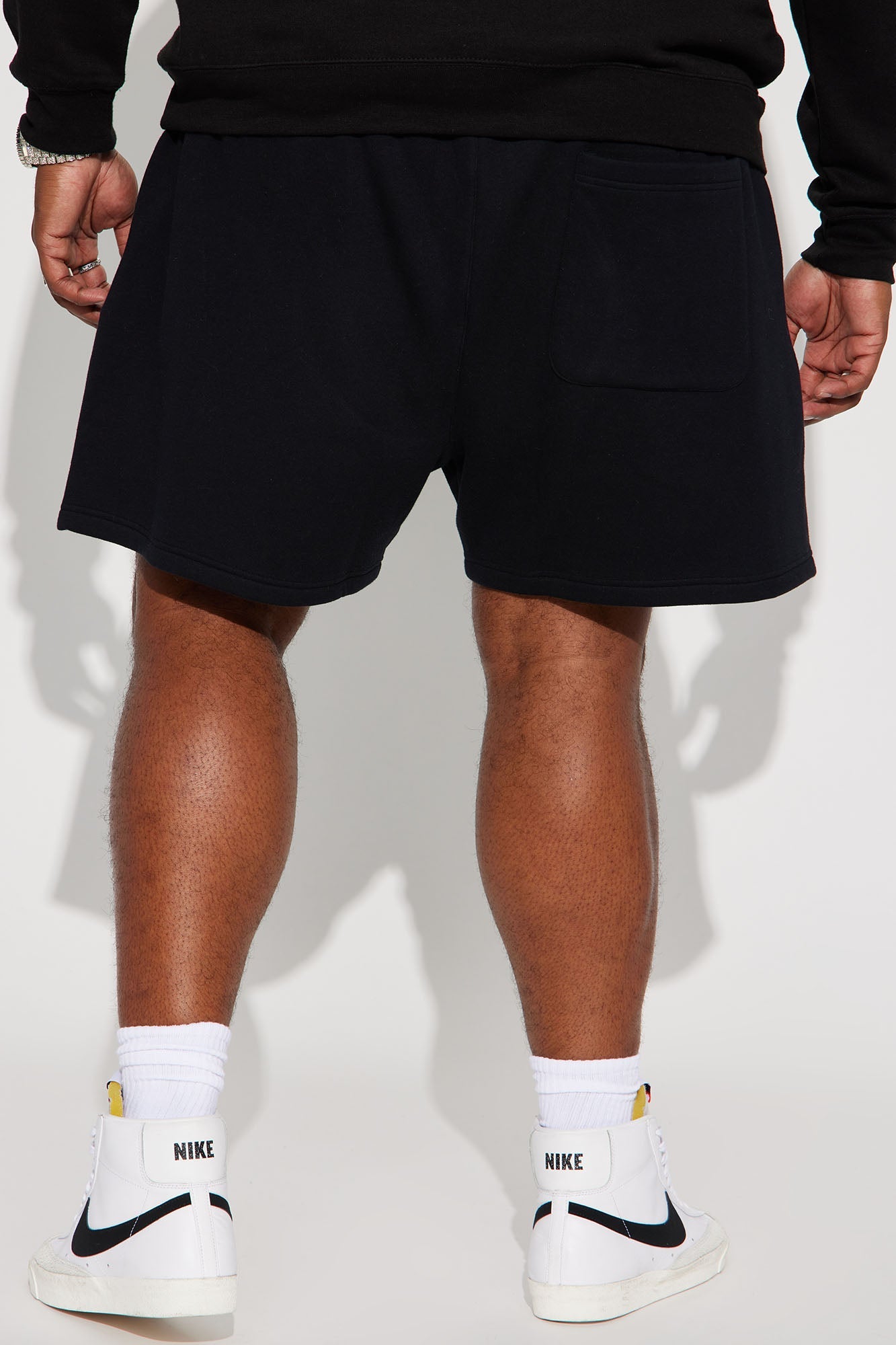 Tyson Oversize Heavyweight Sweat Shorts - Black