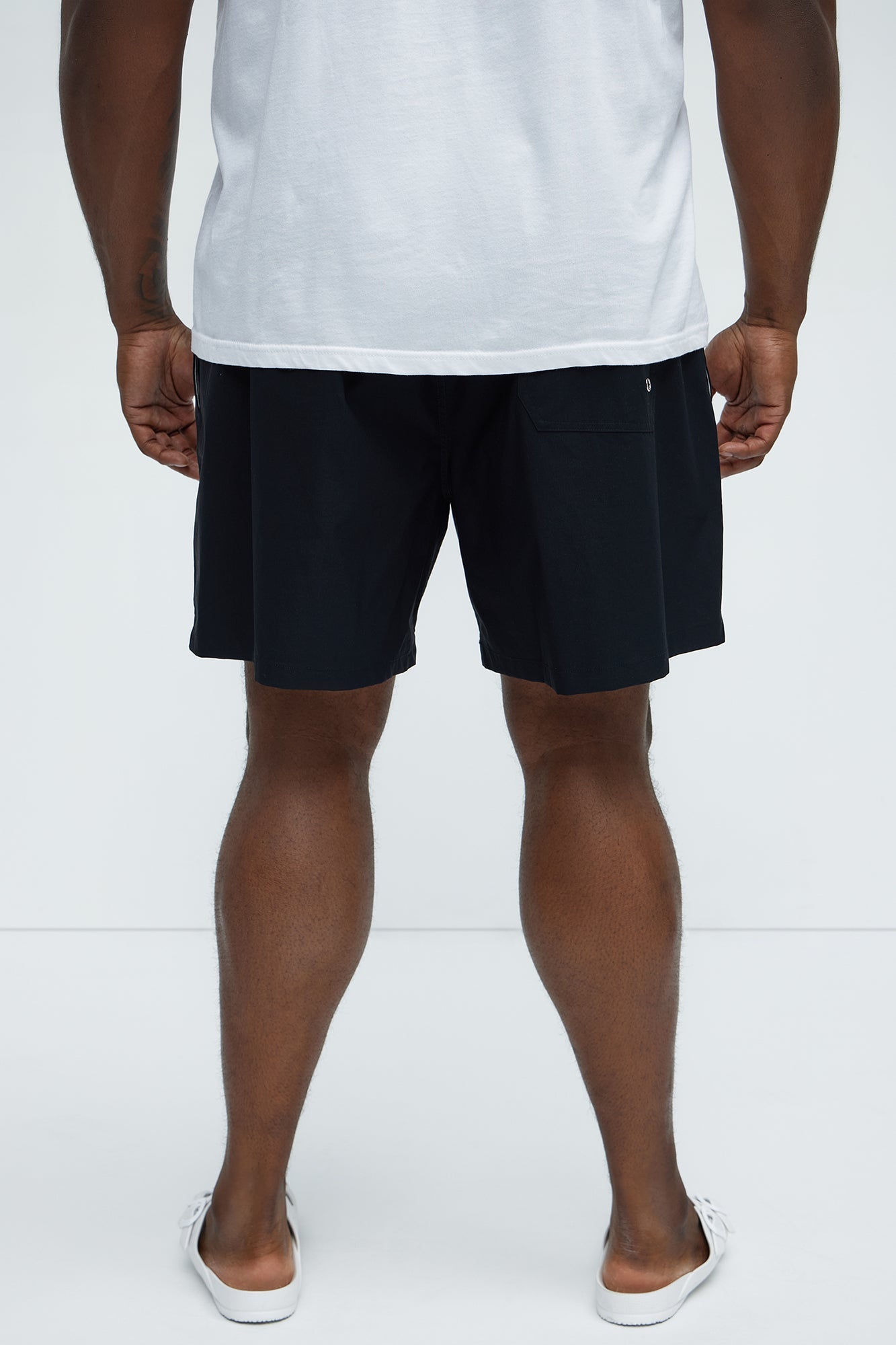 Montez Stretch Swim Trunk 7″ - Black