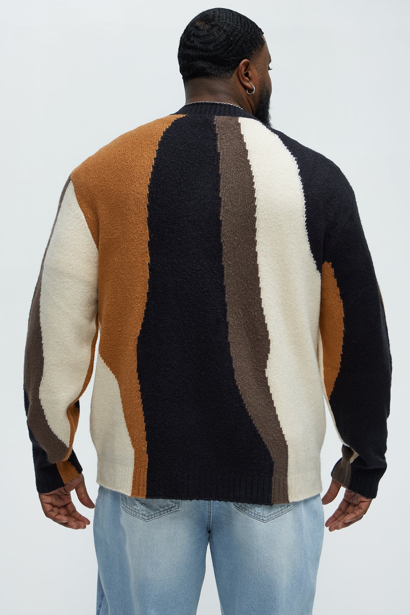 After Hours Sweater - Brown/combo