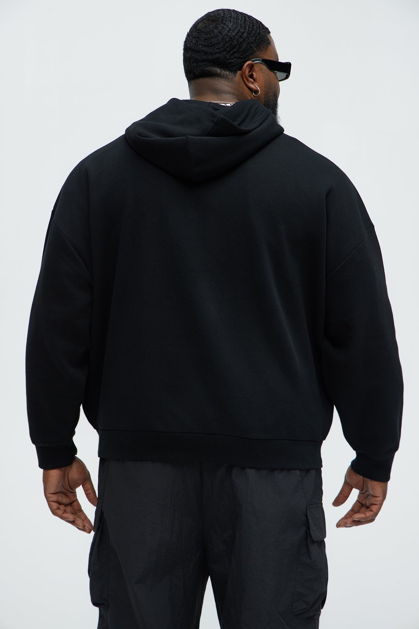 Tyson Fear Oversized Hoodie - Black