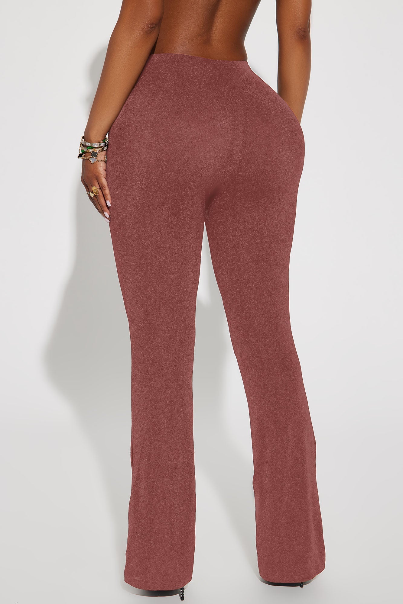 Make It Look Easy Flare Pant - Rust