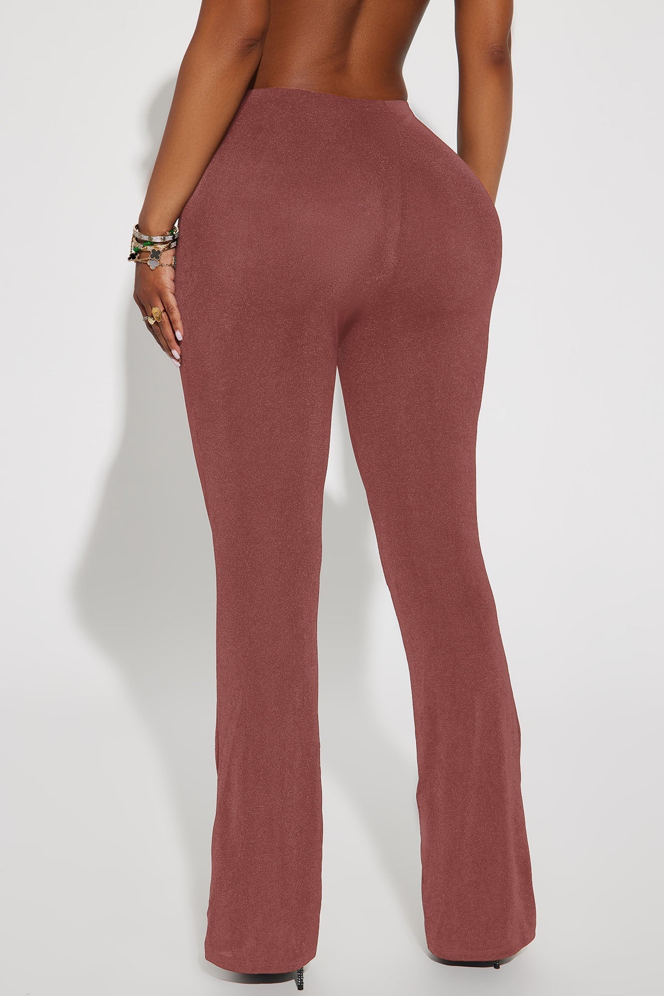 Make It Look Easy Flare Pant - Rust