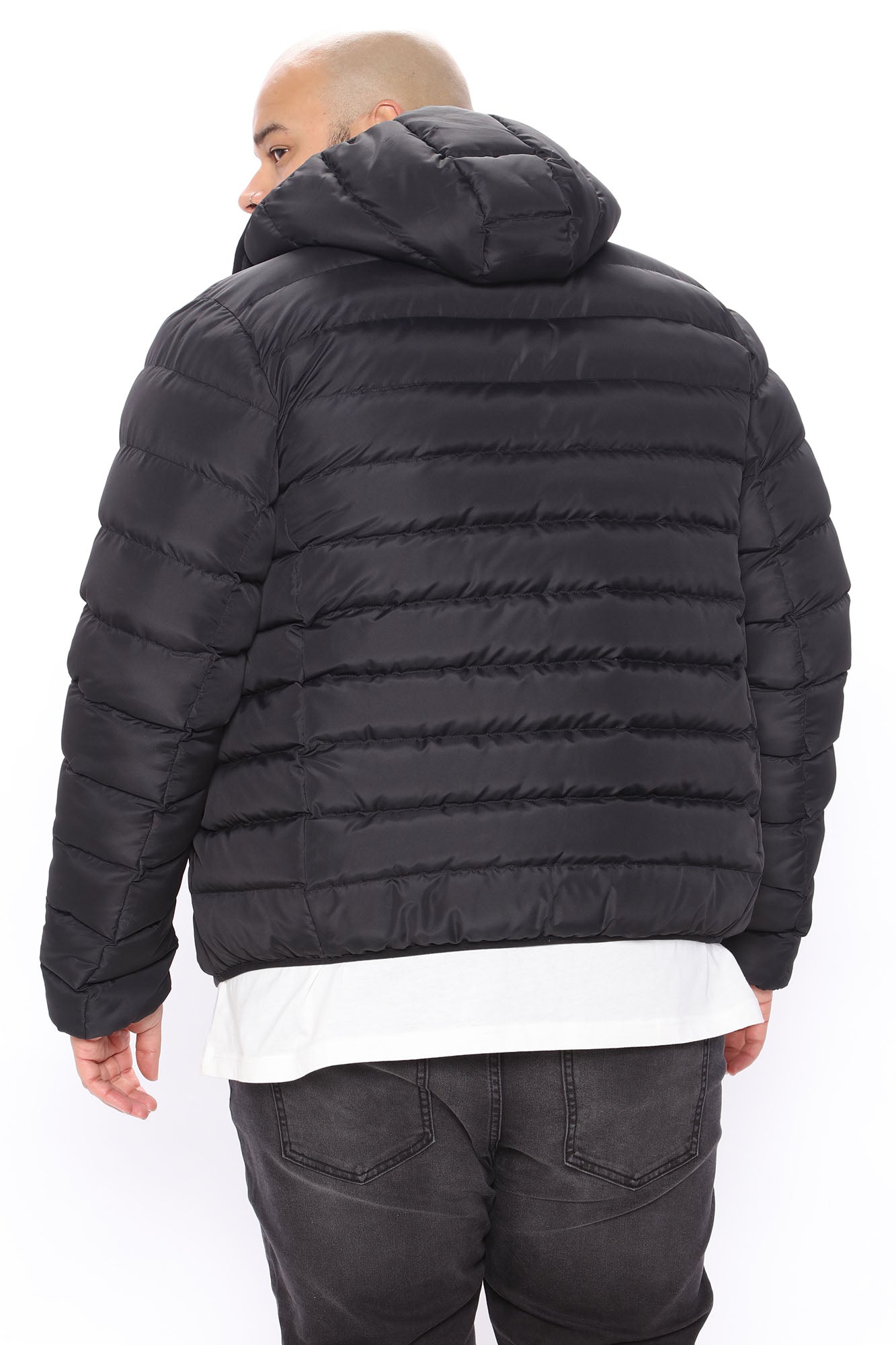 Grant Puffer Jacket - Black