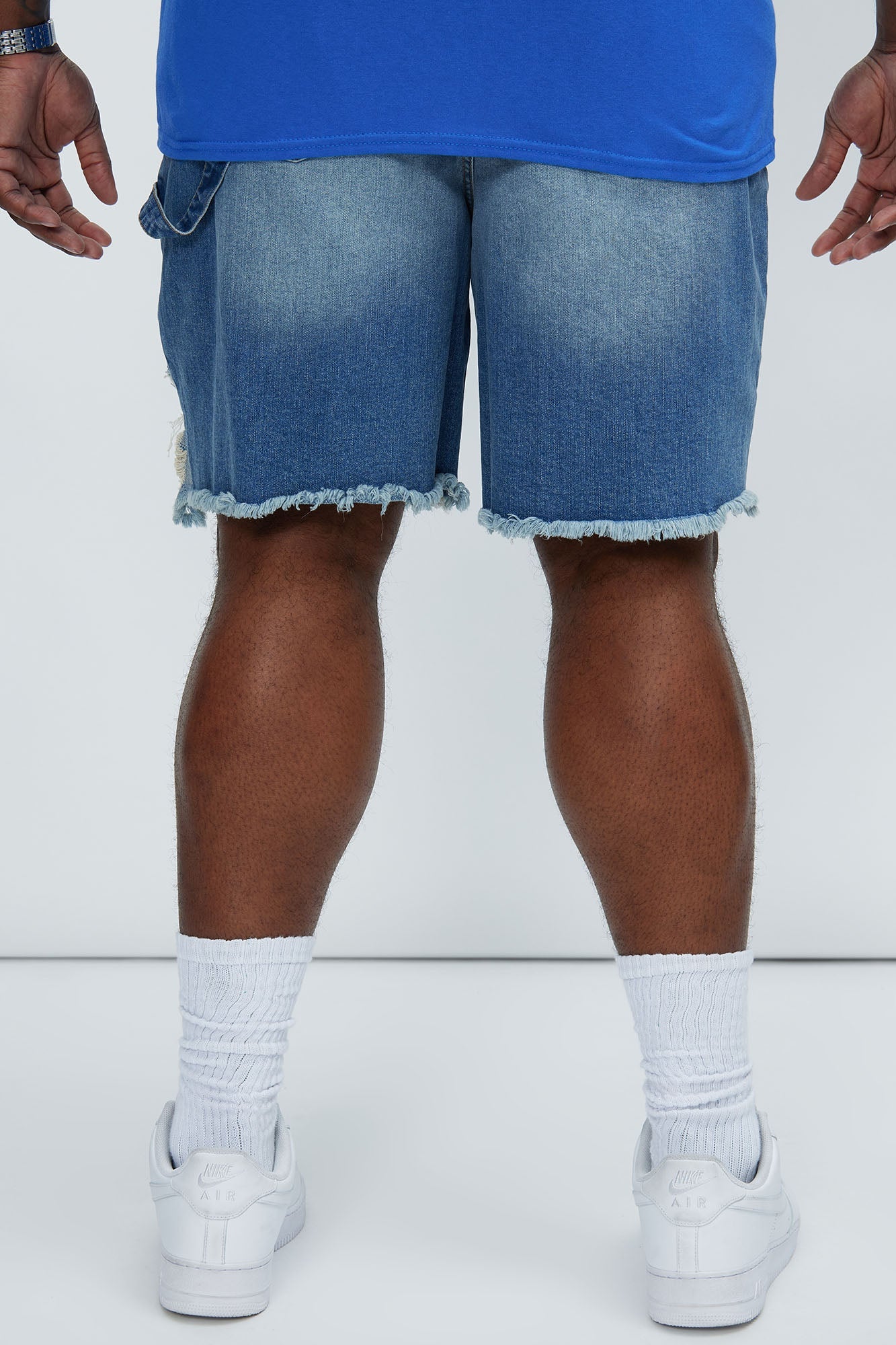 Braddy Carpenter Relaxed Shorts - Medium Wash