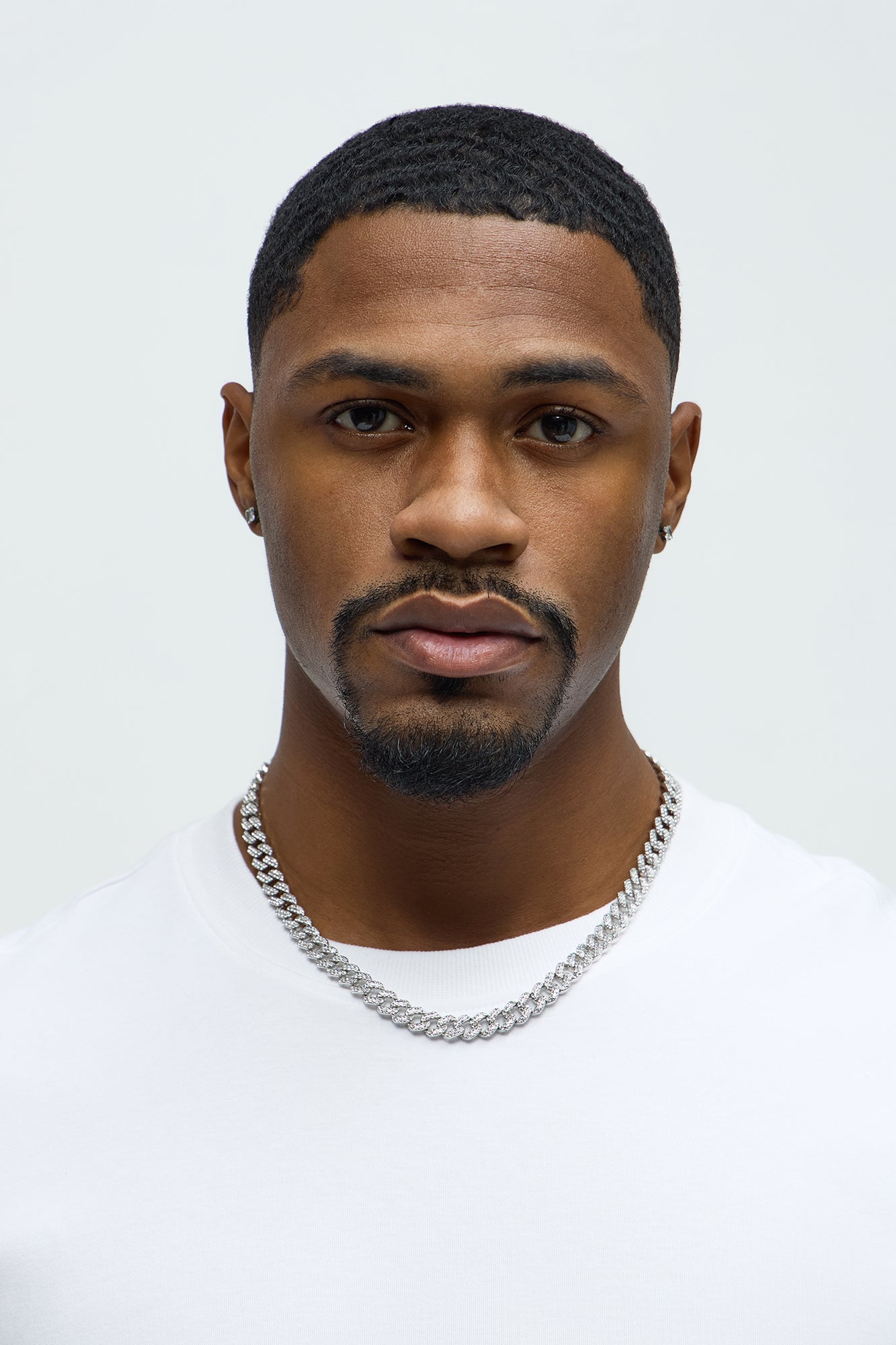 Mirage Iced Out Cuban Chain - Silver