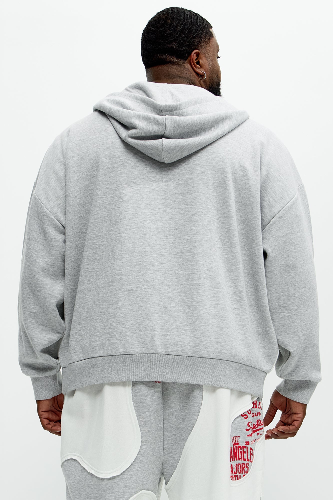 Tyson Champion Oversized Zip Hoodie - Heather/Combo