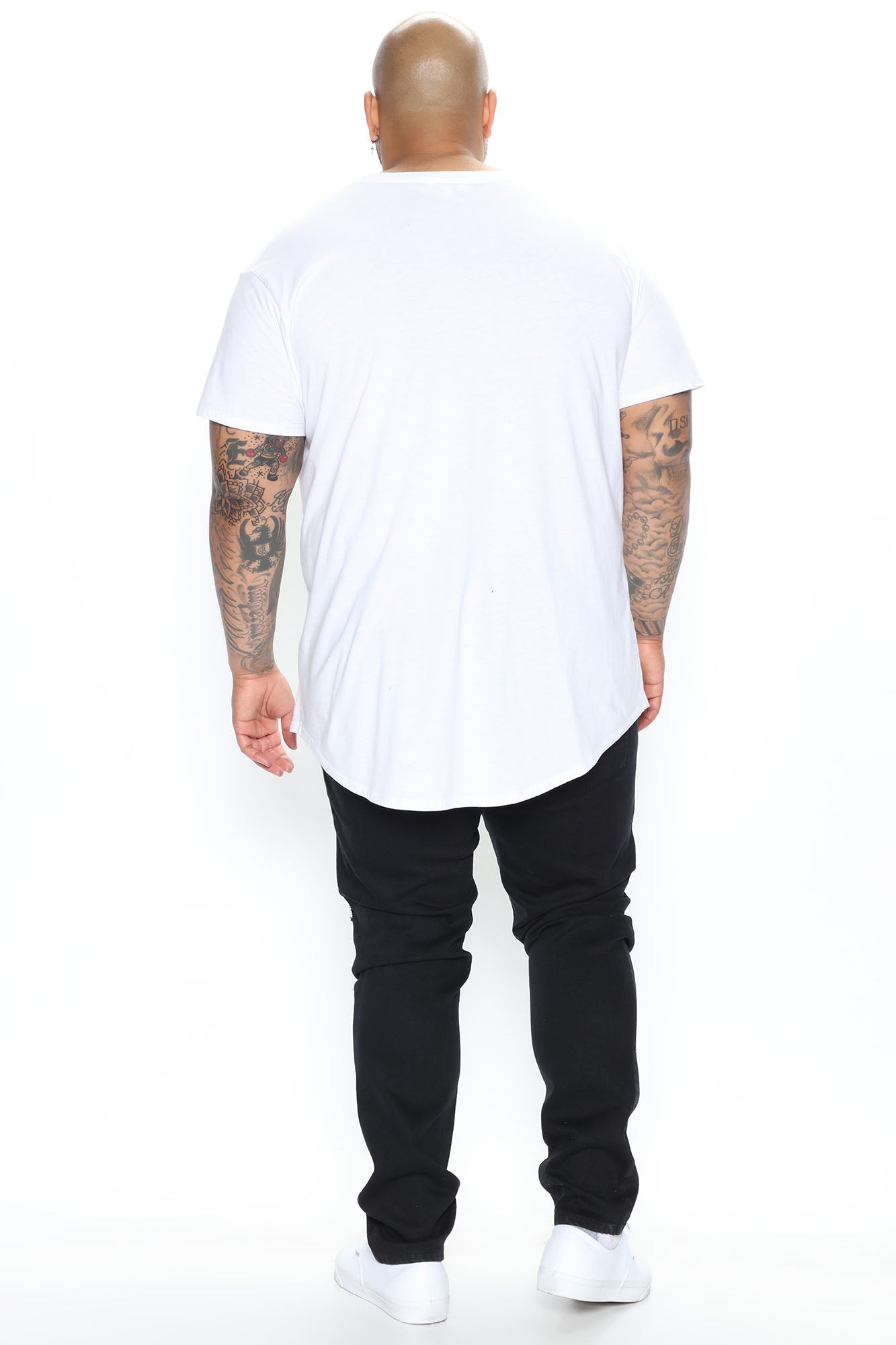 Jasper Skinny Ripped Knee Jeans - Black