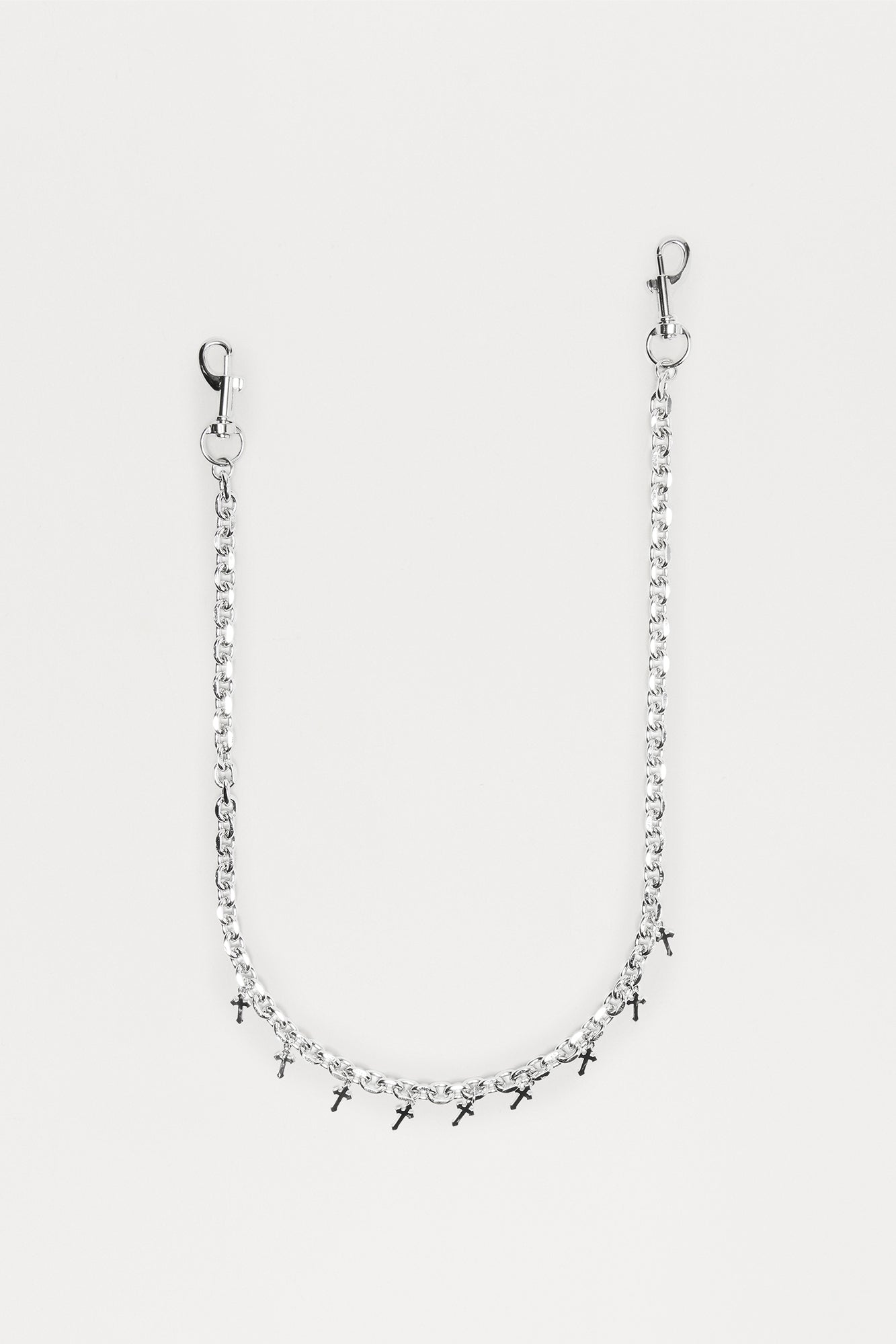 Euphoria Cross Pants Chain - Silver