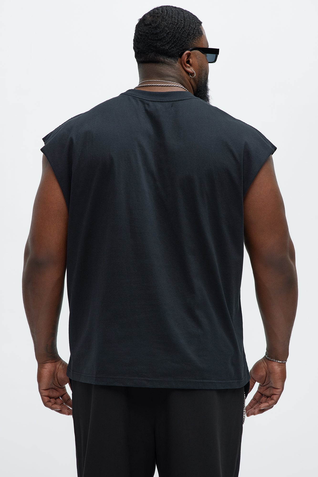 Relaxed Heavyweight Muscle Tee - Black