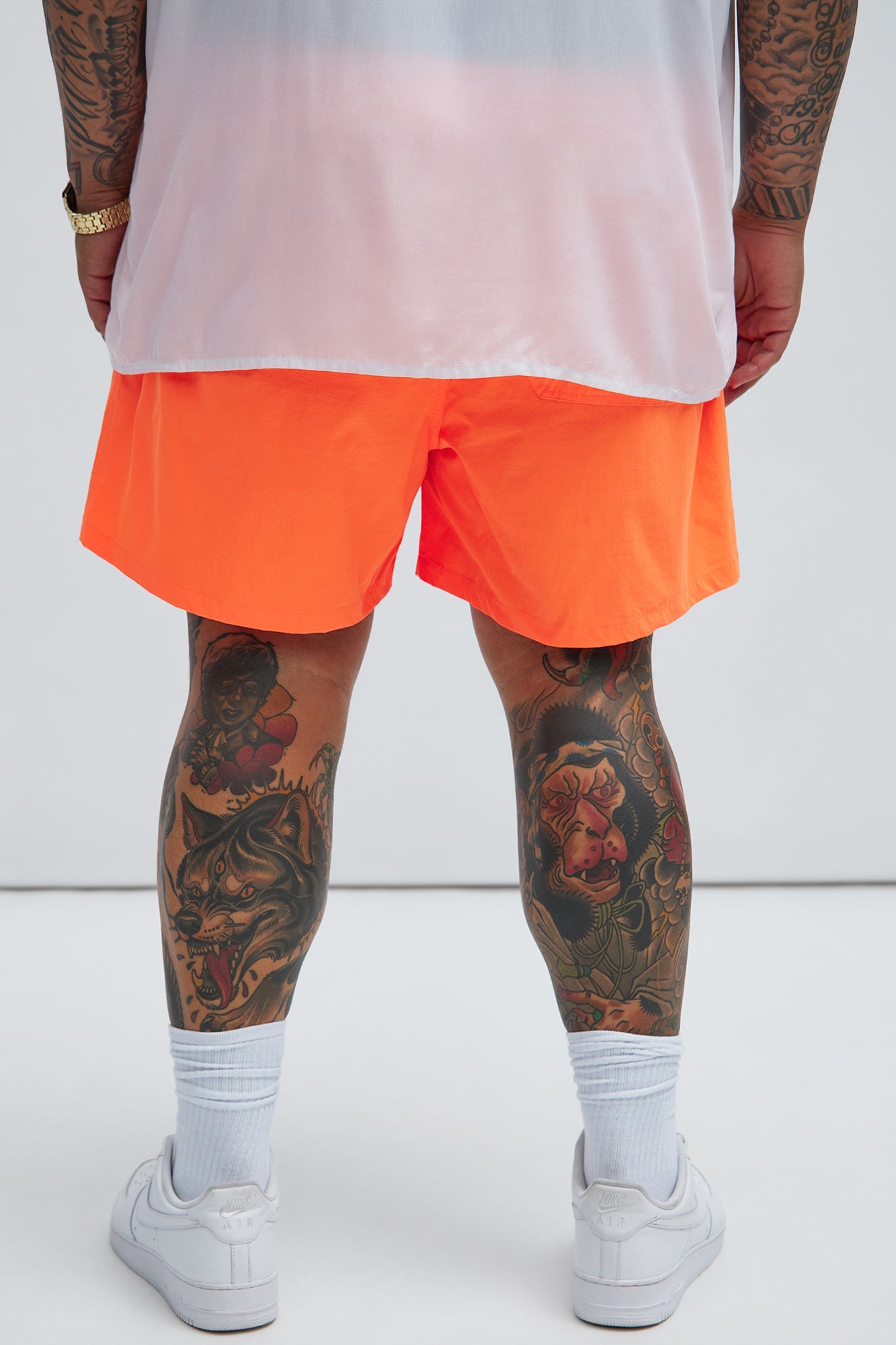 Montez Stretch Swim Trunk 6″ - Orange