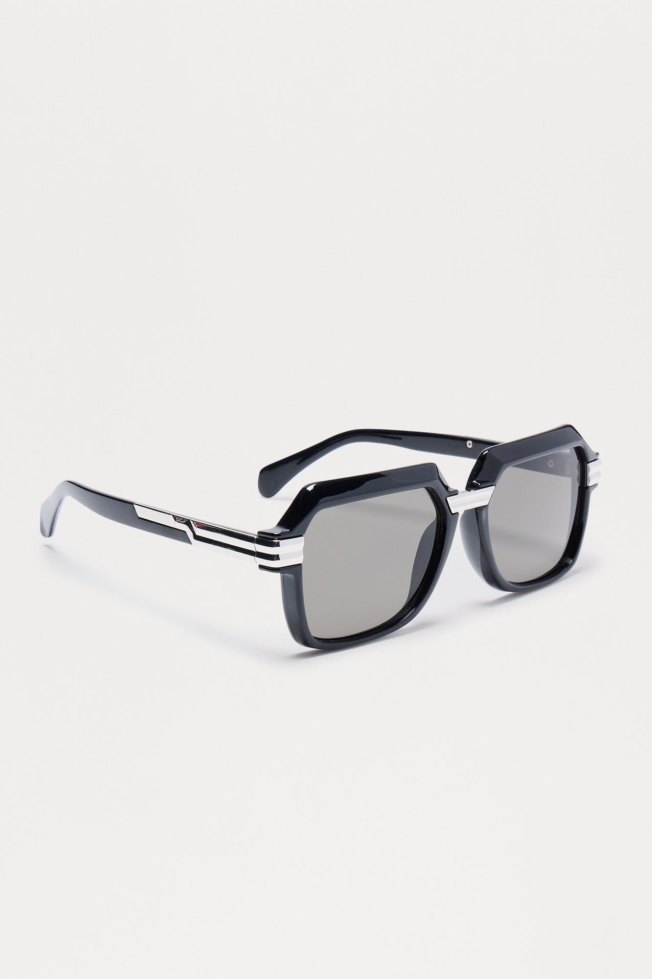 Cairo Square Sunglasses - Black/Smoke