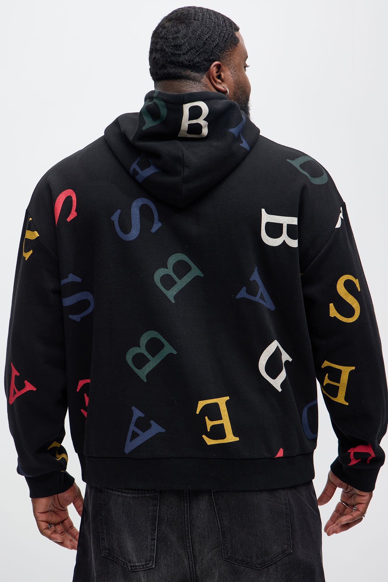 Tyson Letters Hoodie - Black