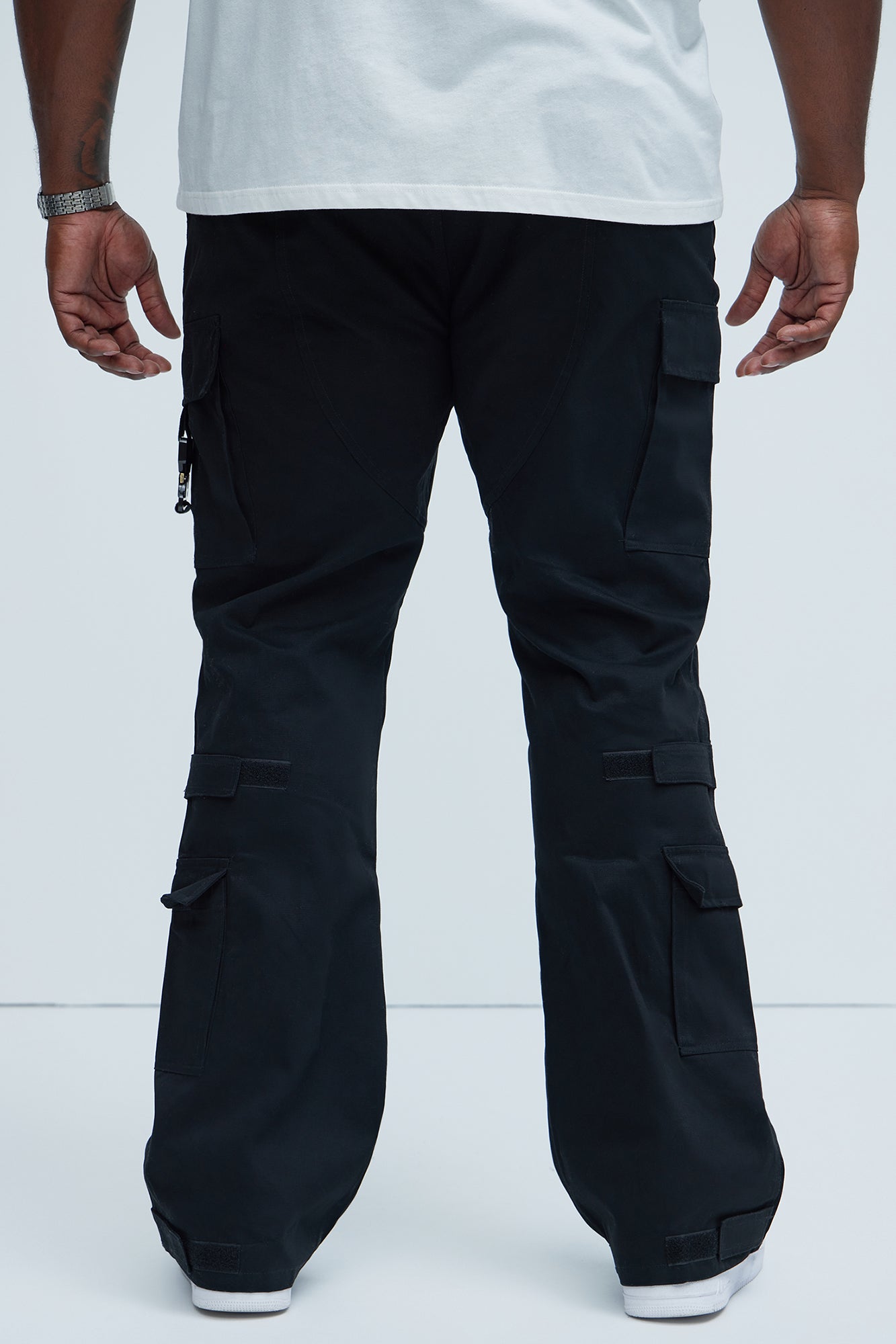 Nikko Slim Flare Pants - Black