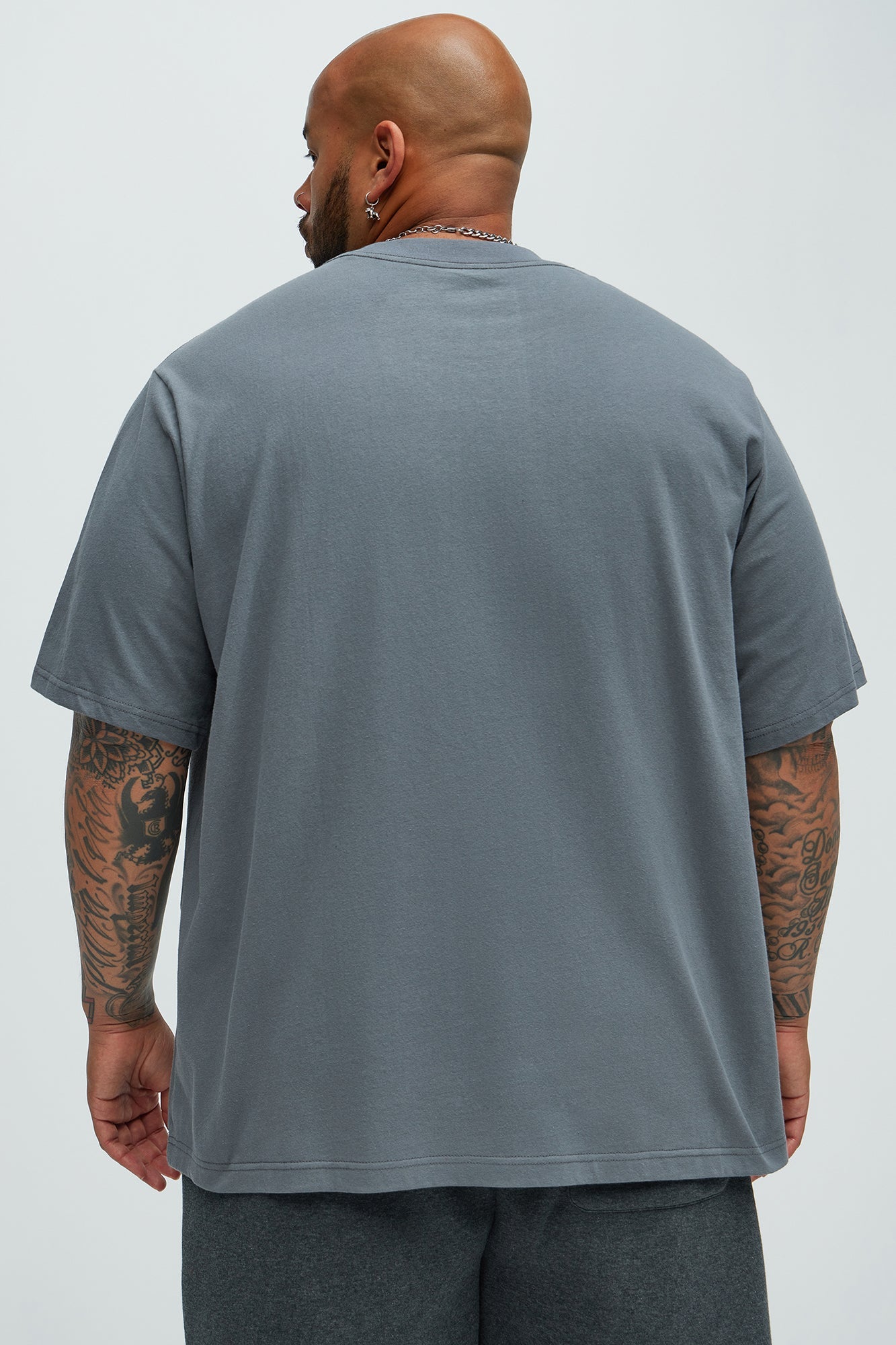 Oversized Heavyweight Tee 240GSM - Charcoal
