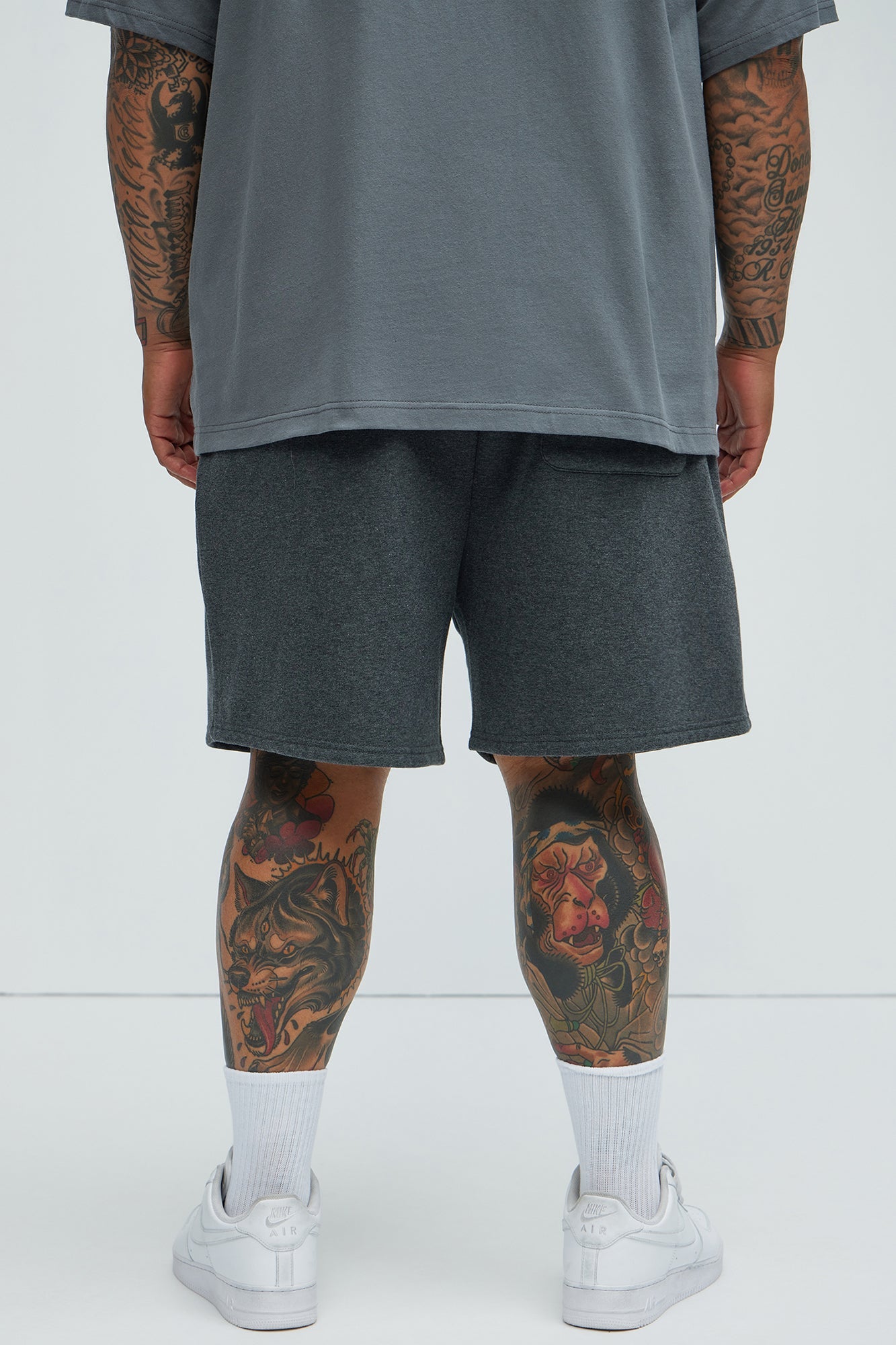 Tyson Sweatshort - Charcoal