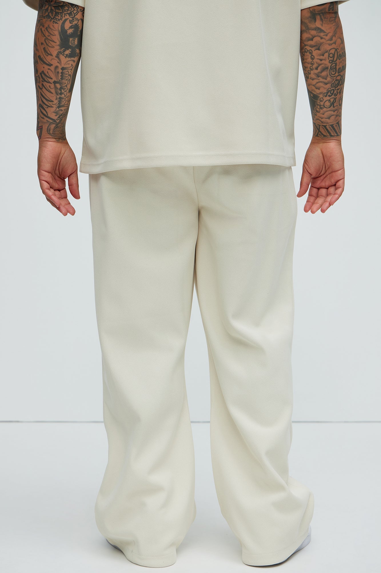 Turner Relaxed Trouser Pants - Cream