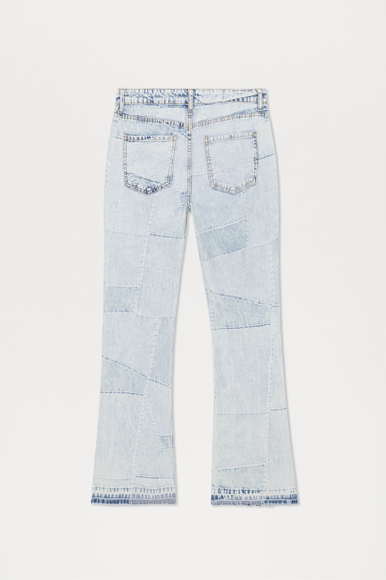 Verdugo Stacked Slim Flare Jeans - Light Blue Wash