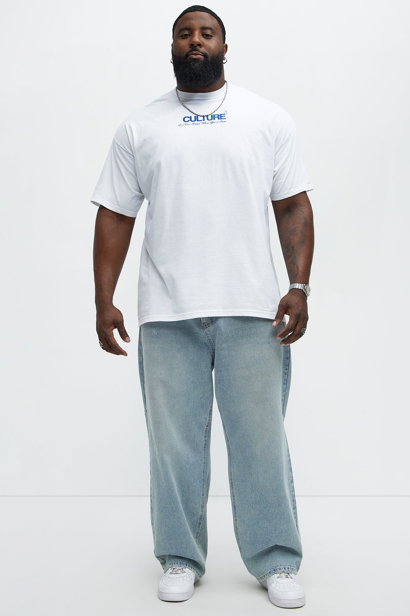 Culture Above All Short Sleeve Tee - White