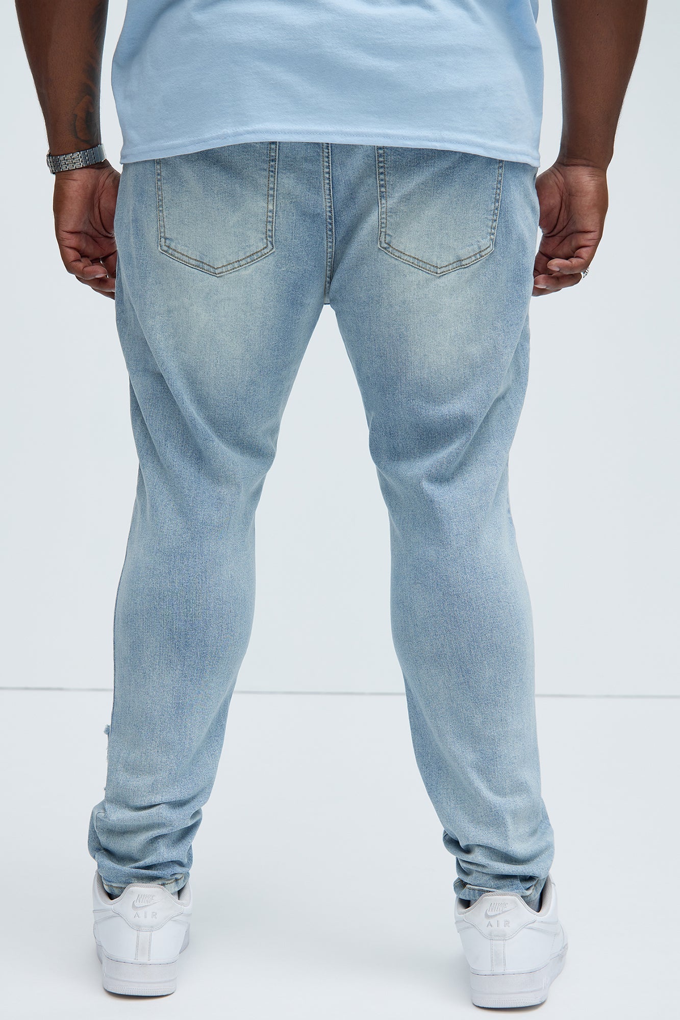 Ain't Got Nothing To Lose Skinny Jeans - Light Wash