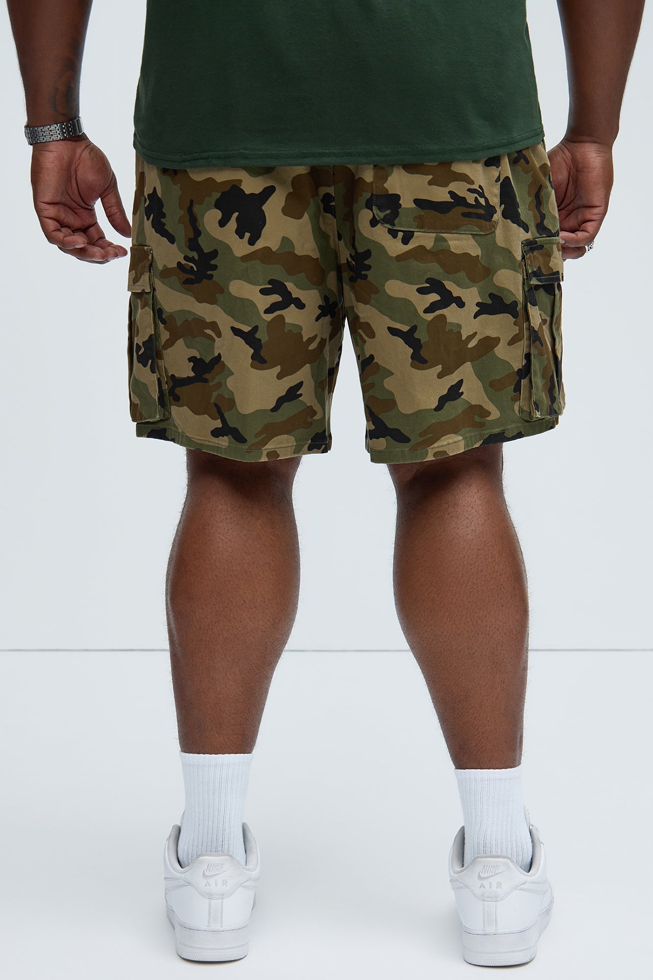 Twill Volley Cargo Shorts - Camouflage
