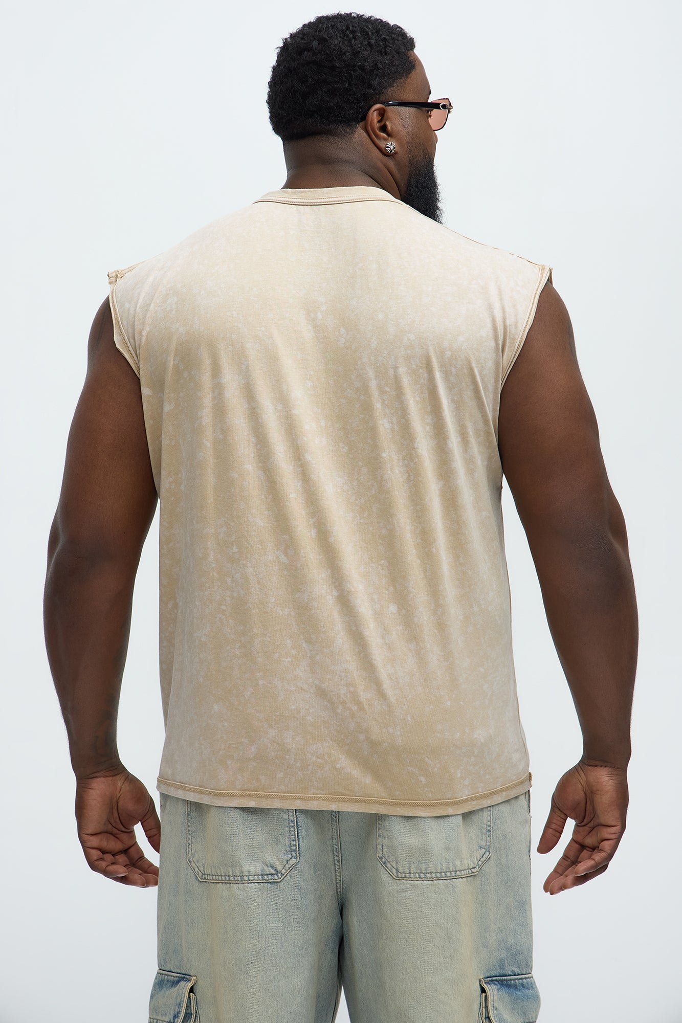 Von Dutch Winged Eye Muscle Tee - Cream