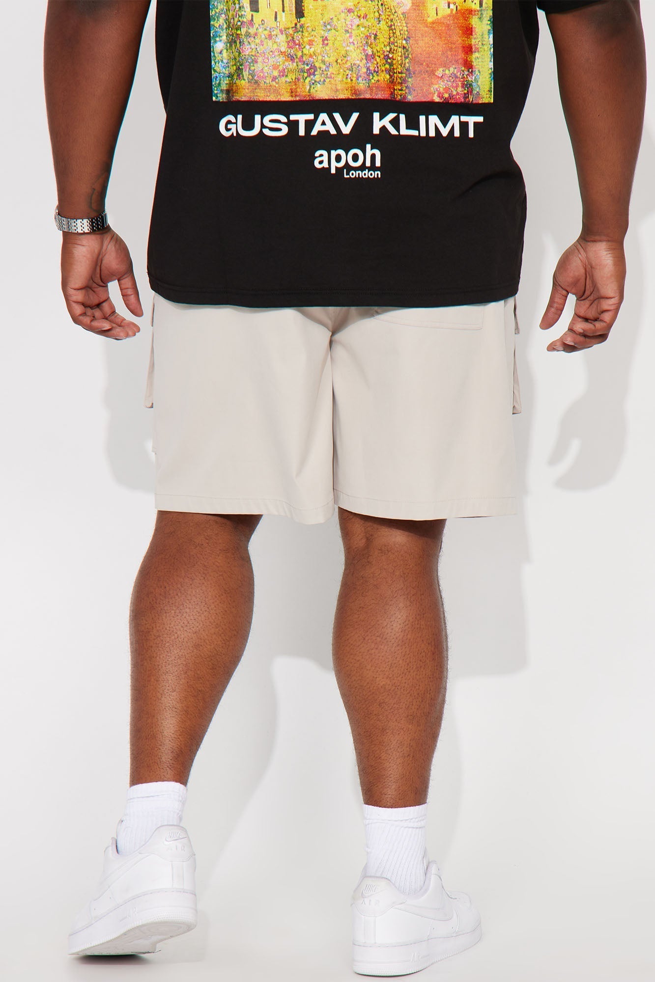 All Cap Utility Nylon Cargo Shorts - Grey