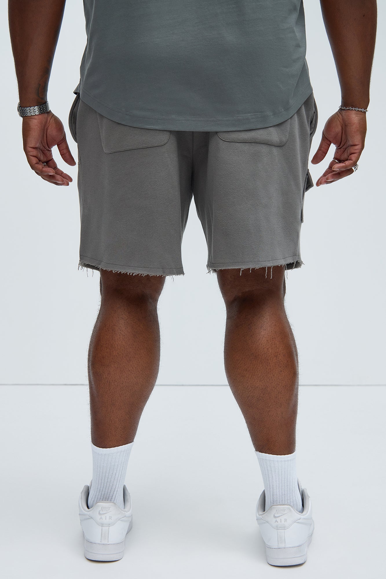 Tyson Keep It Going Carpenter Sweat Shorts - Charcoal