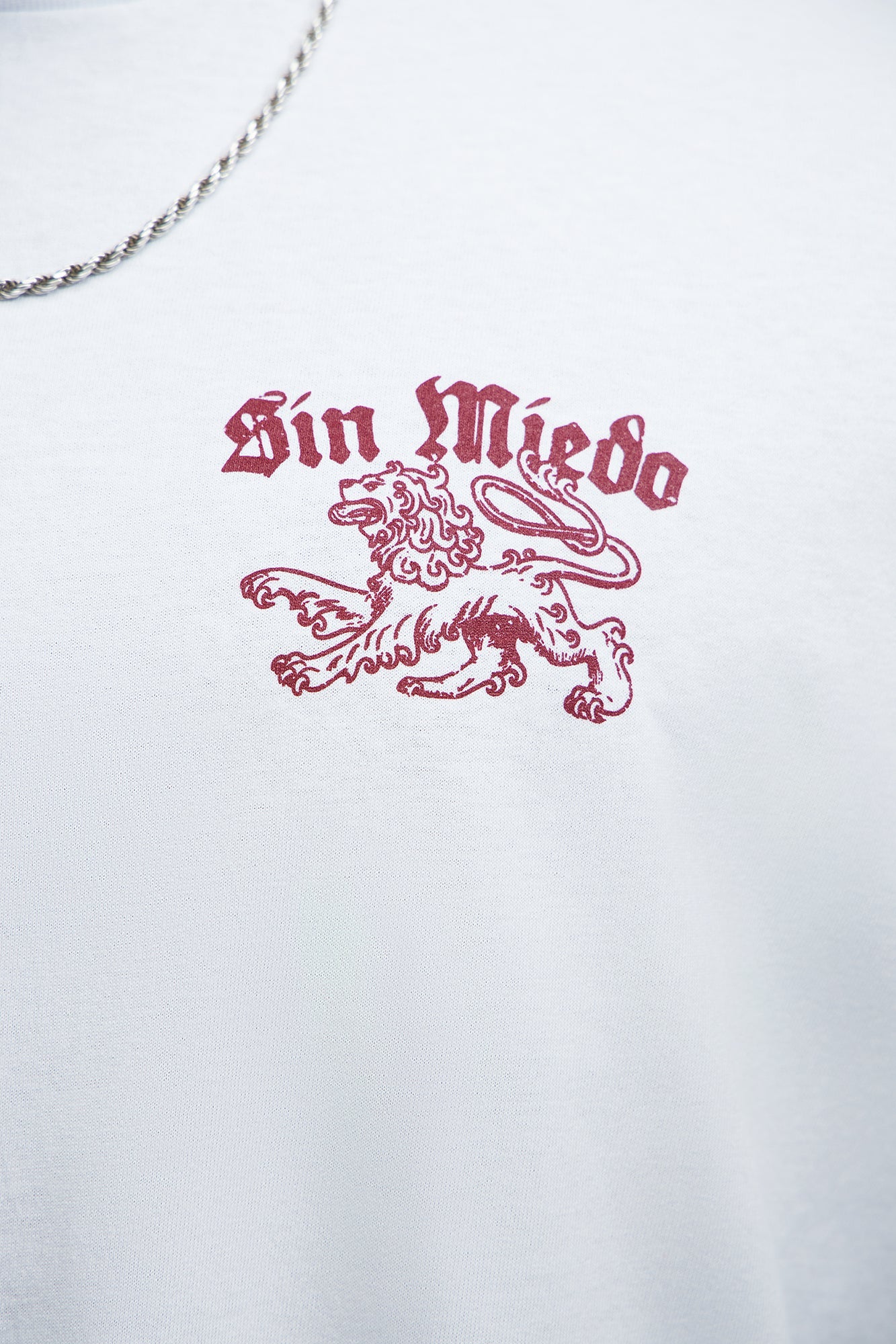Sin Miedo Short Sleeve Tee - White