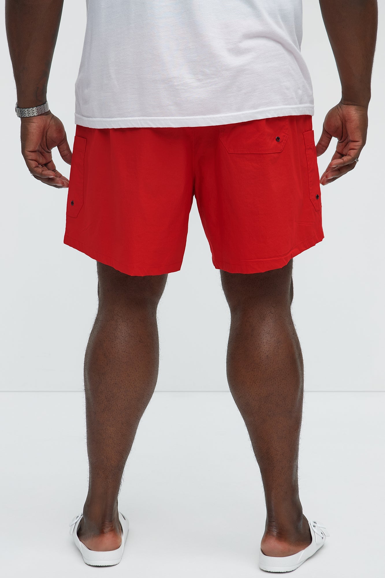Fortified Pocket Swim Classic Trunk - Red