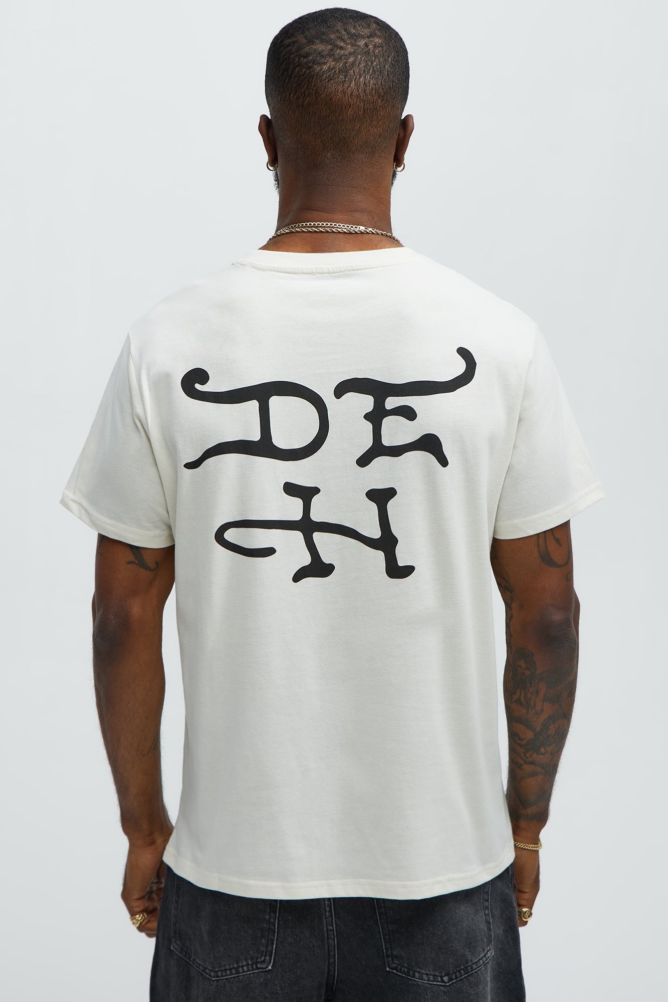 Ed Hardy Serpent Short Sleeve Tee - Ivory