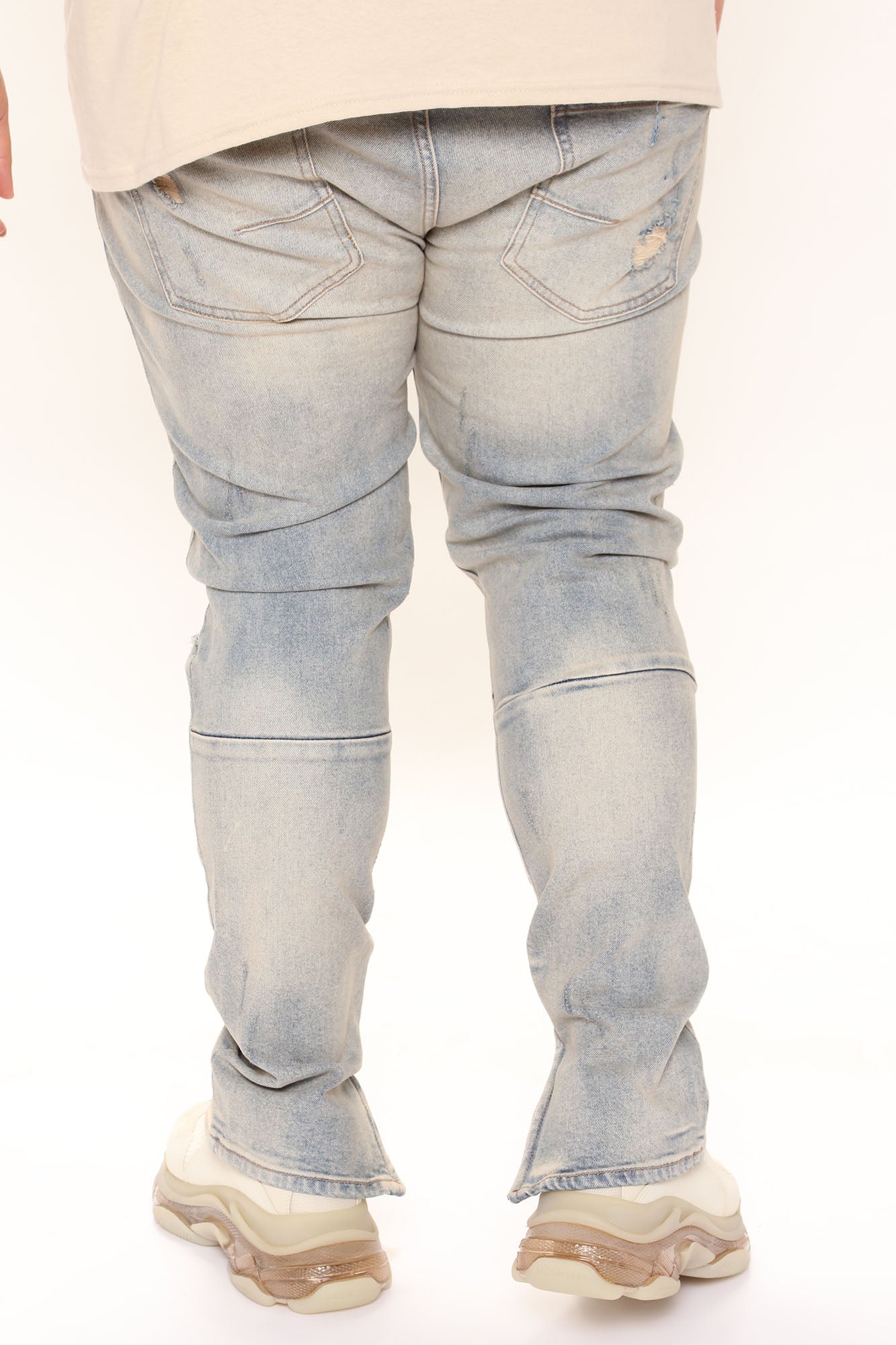 Stay Positive Skinny Jean - Light Blue Wash