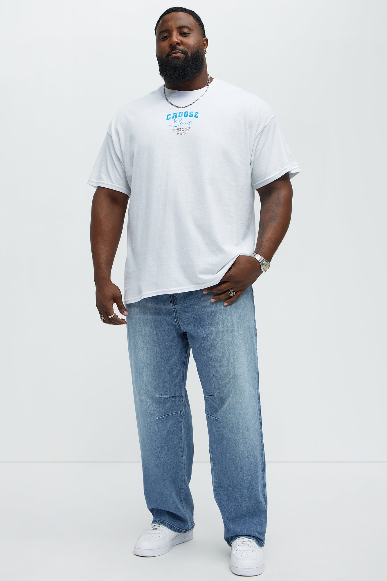 Choose Love Short Sleeve Tee - White