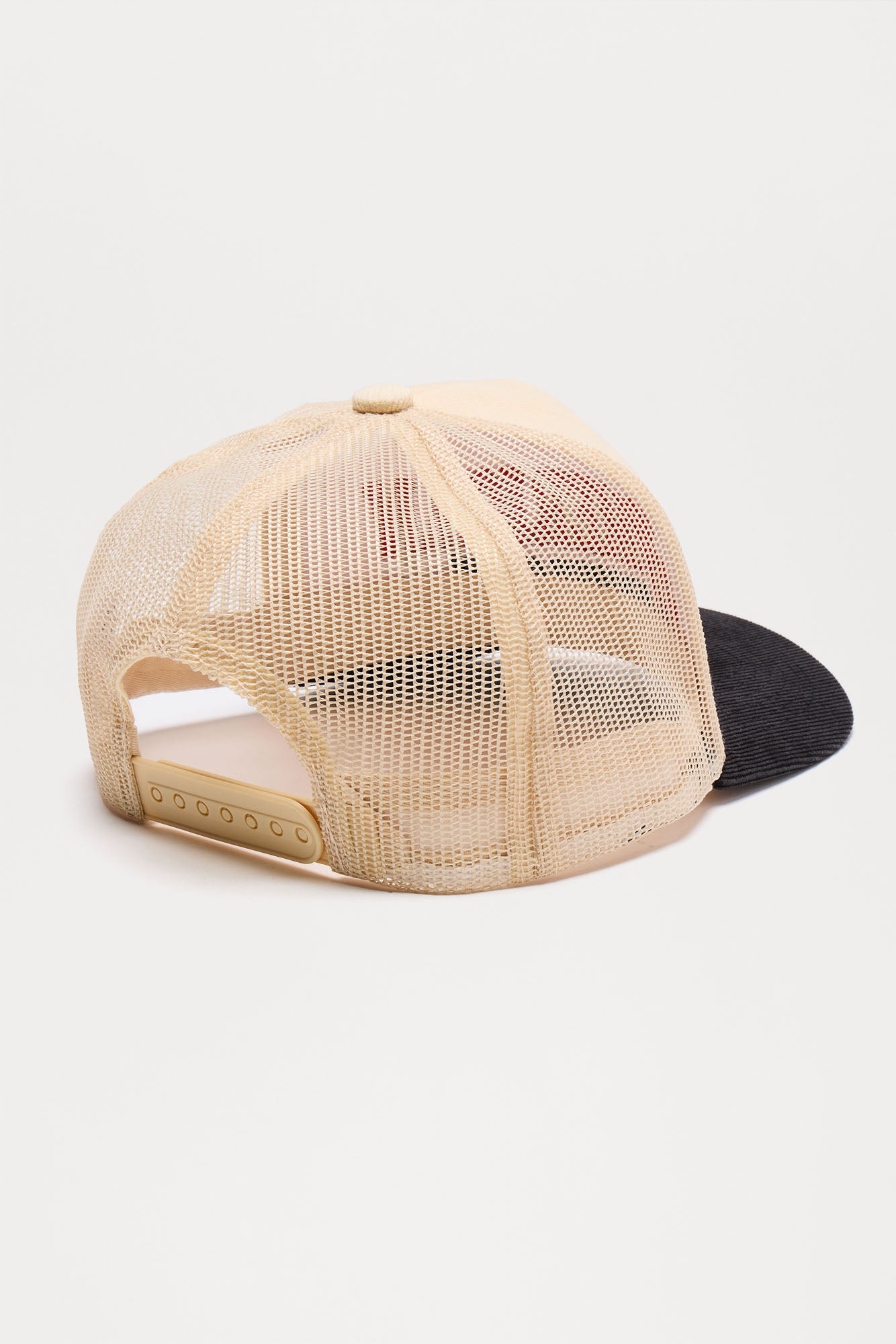 American Corduroy Snapback Hat - Cream/combo