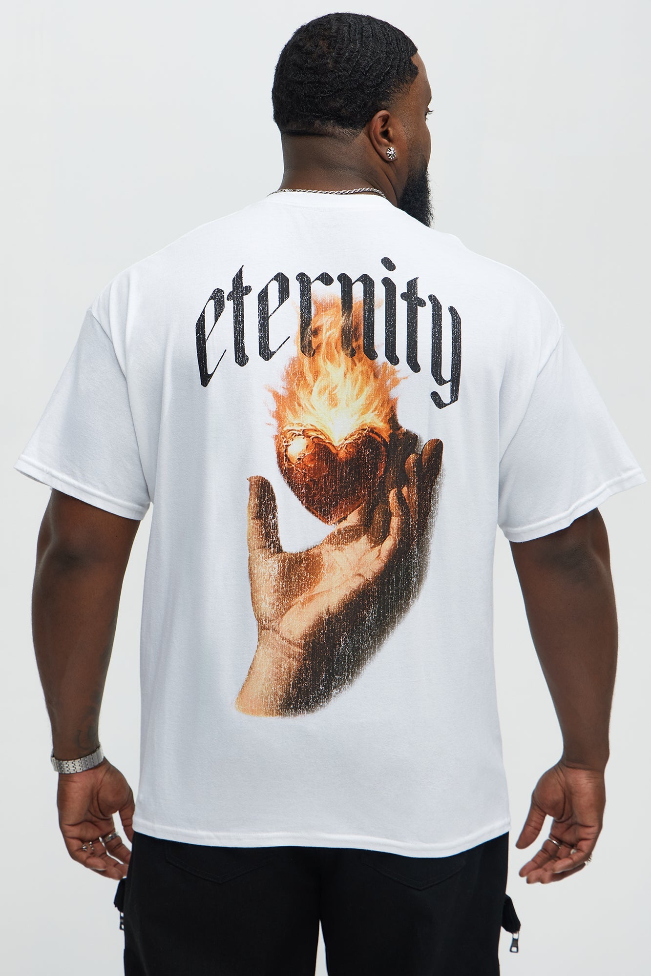 Eternal Heart Short Sleeve Tee - White