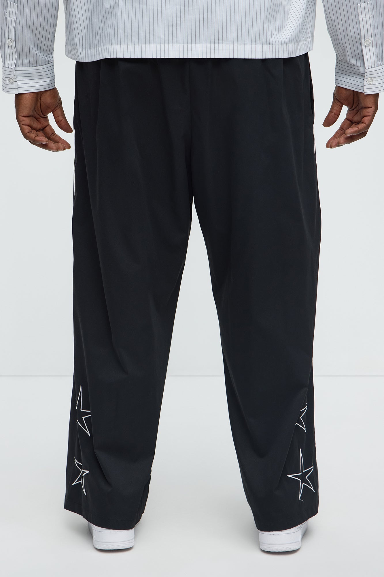 Star Boi Baggy Pants - Black