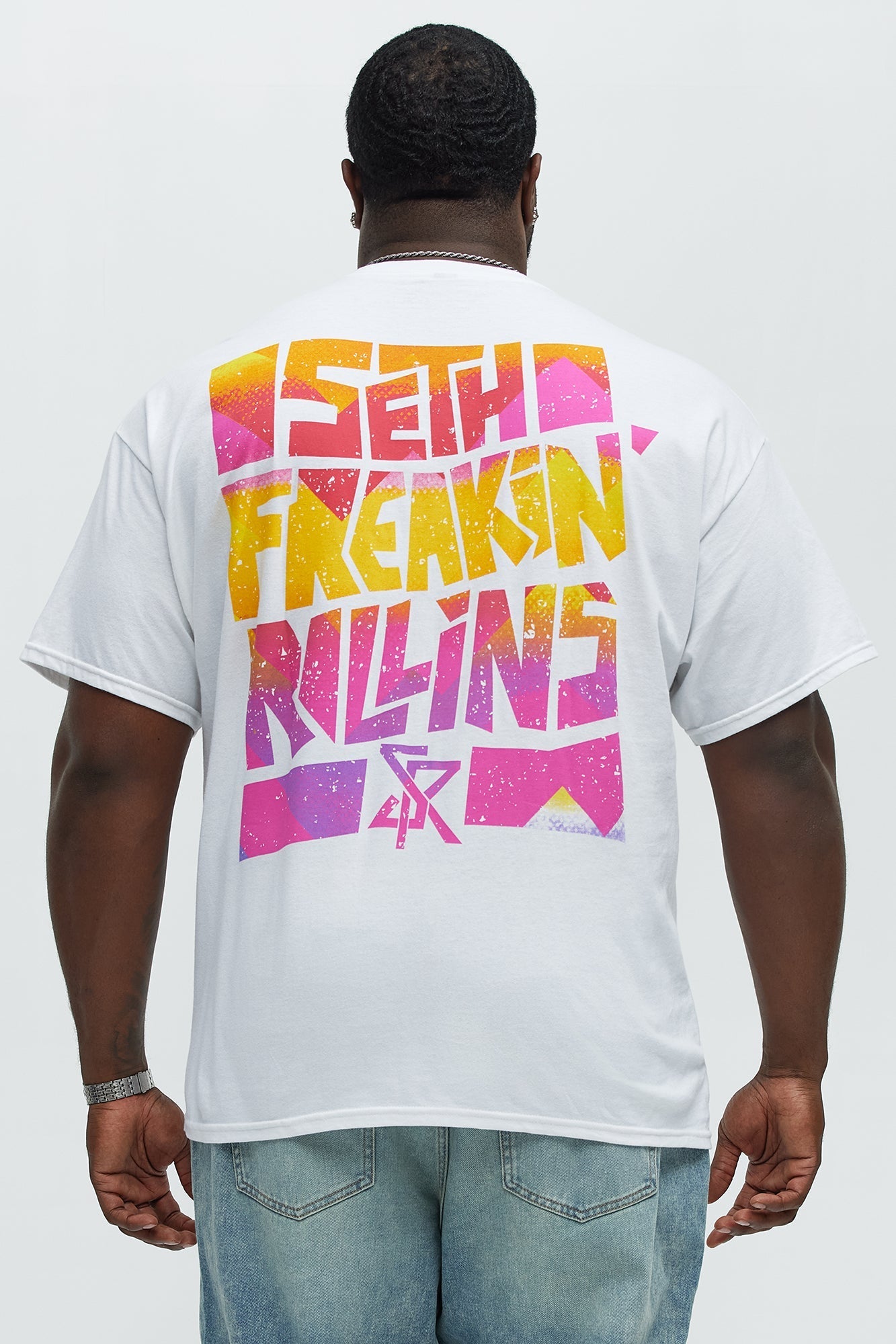 WWE Seth Freaking Rollins Short Sleeve Tee - White