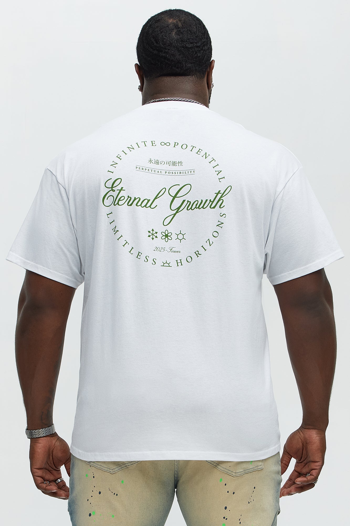 Eternal Growth Short Sleeve Tee - White