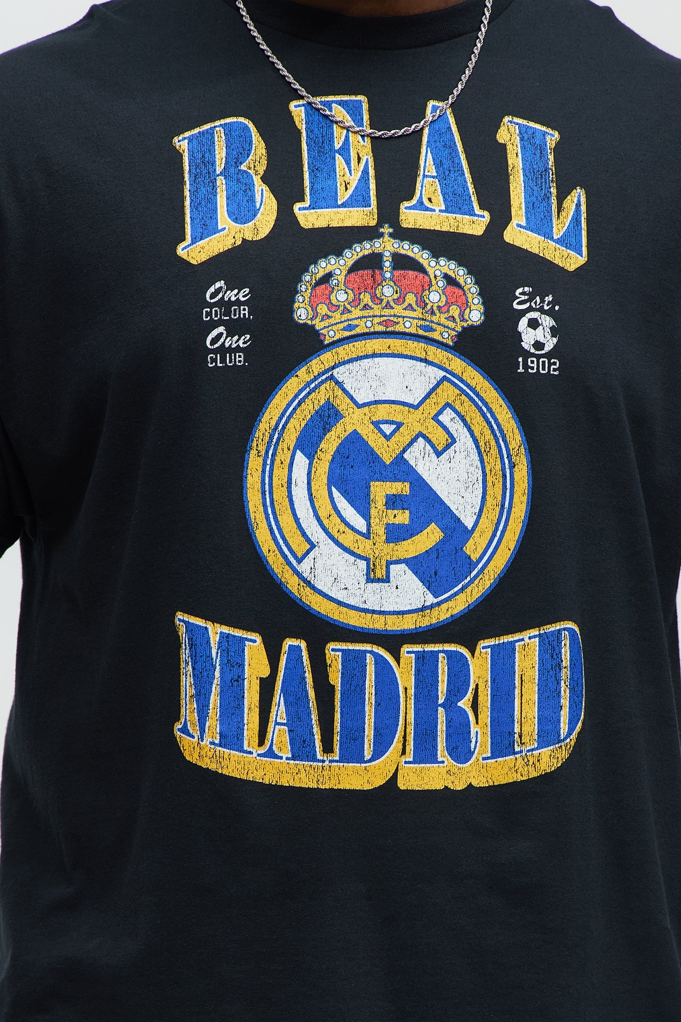 Real Madrid CF Short Sleeve Tee - Black