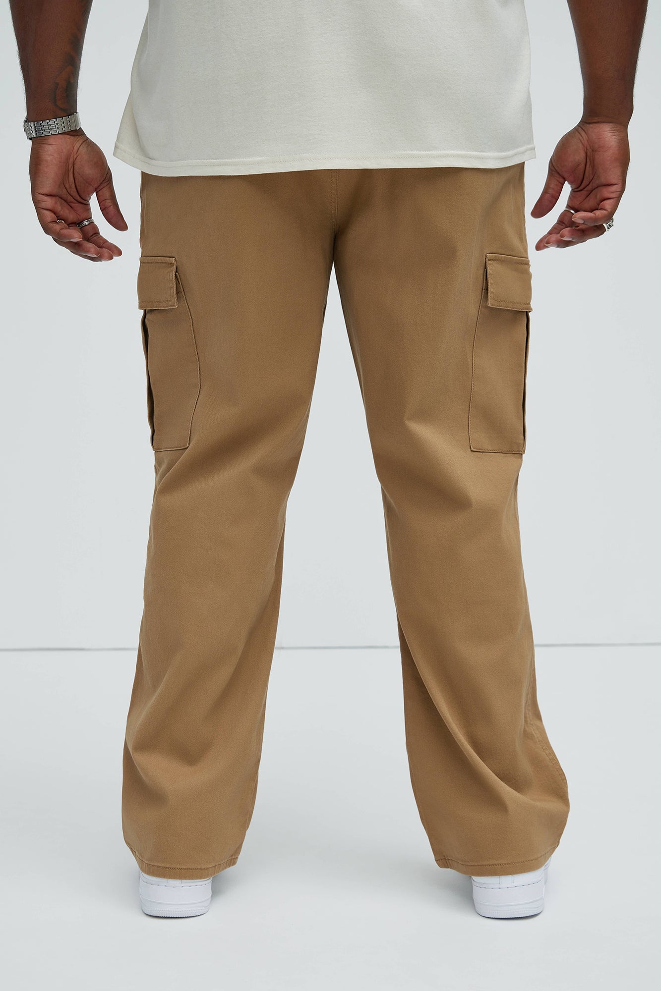 Kyle Straight Cargo Pants - Khaki