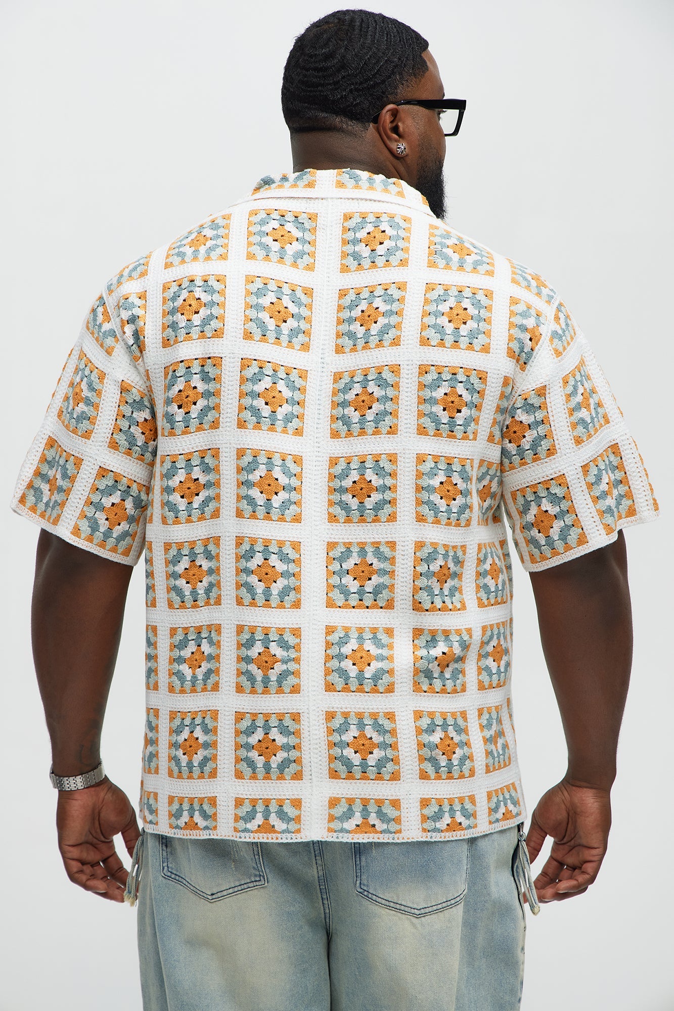 Nolan Textured Shirt - White/combo