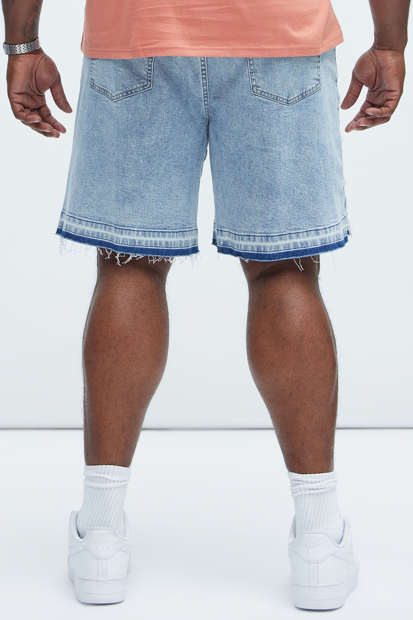 Interstellar Relaxed Denim Shorts - Medium Blue Wash