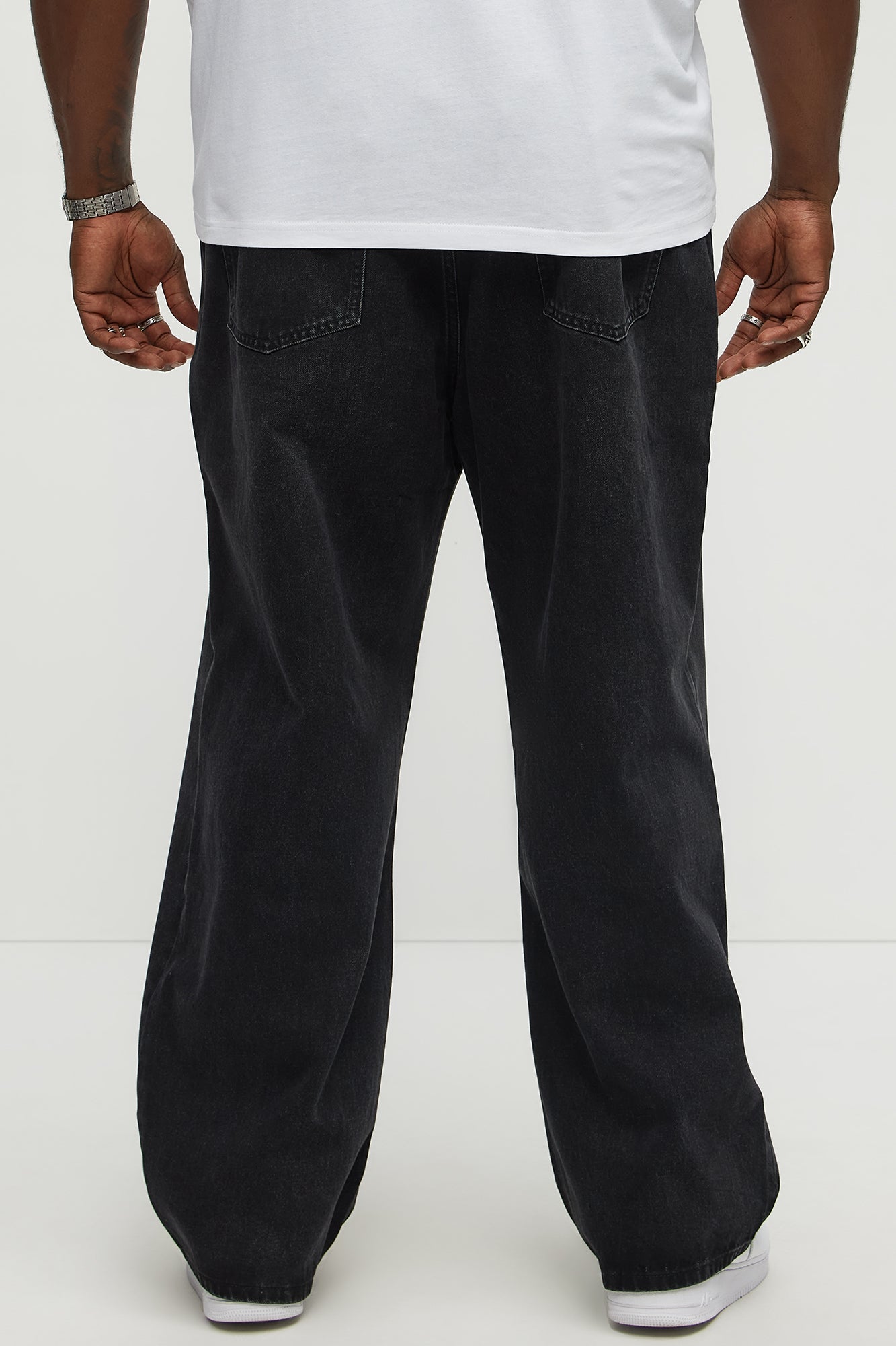 Another Good Night Baggy Jeans - Black Wash