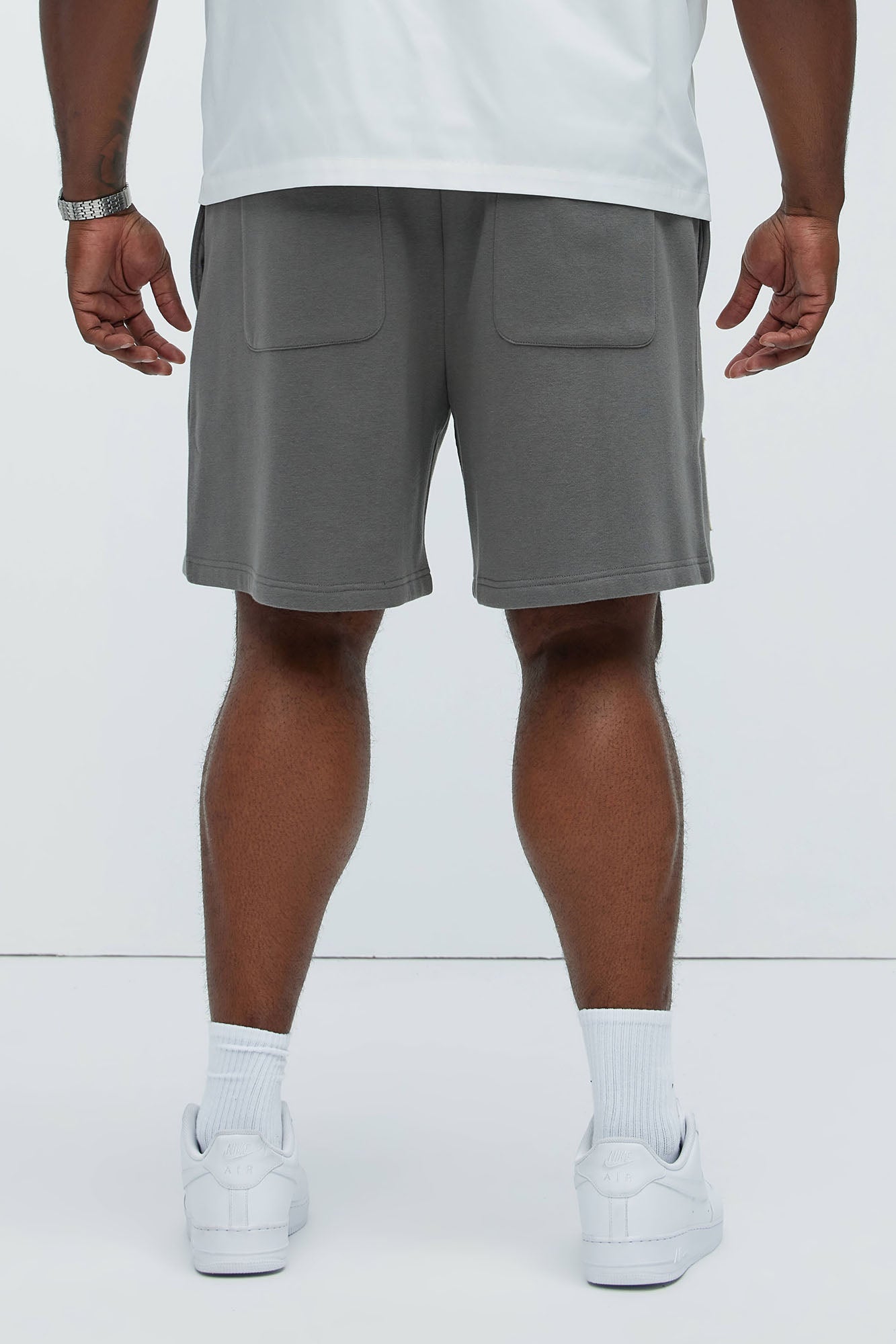Tyson Lightning Relaxed Shorts - Charcoal