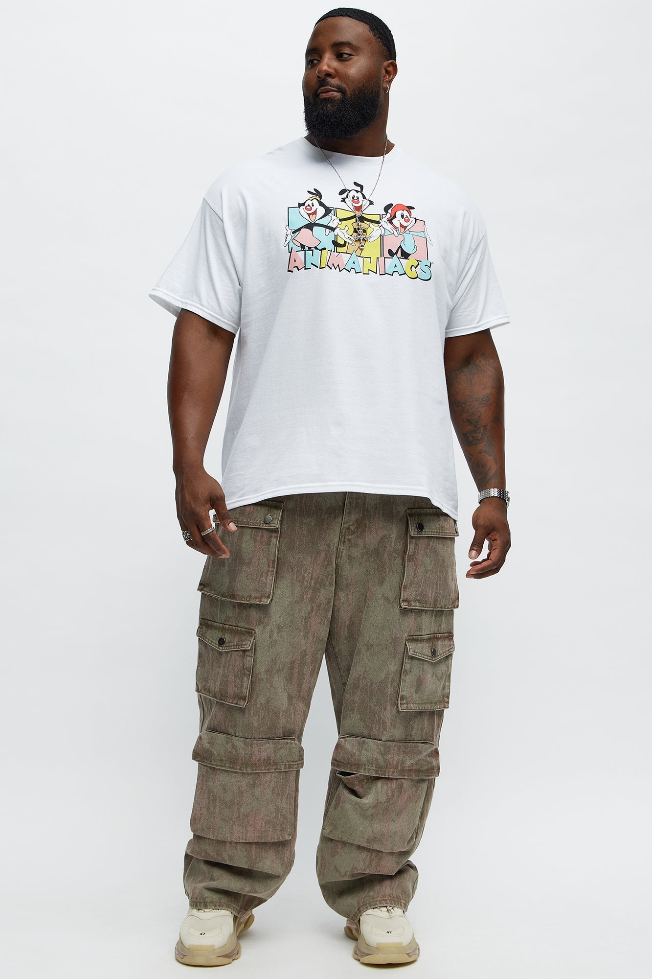 Animaniacs Sing A Long Short Sleeve Tee - White