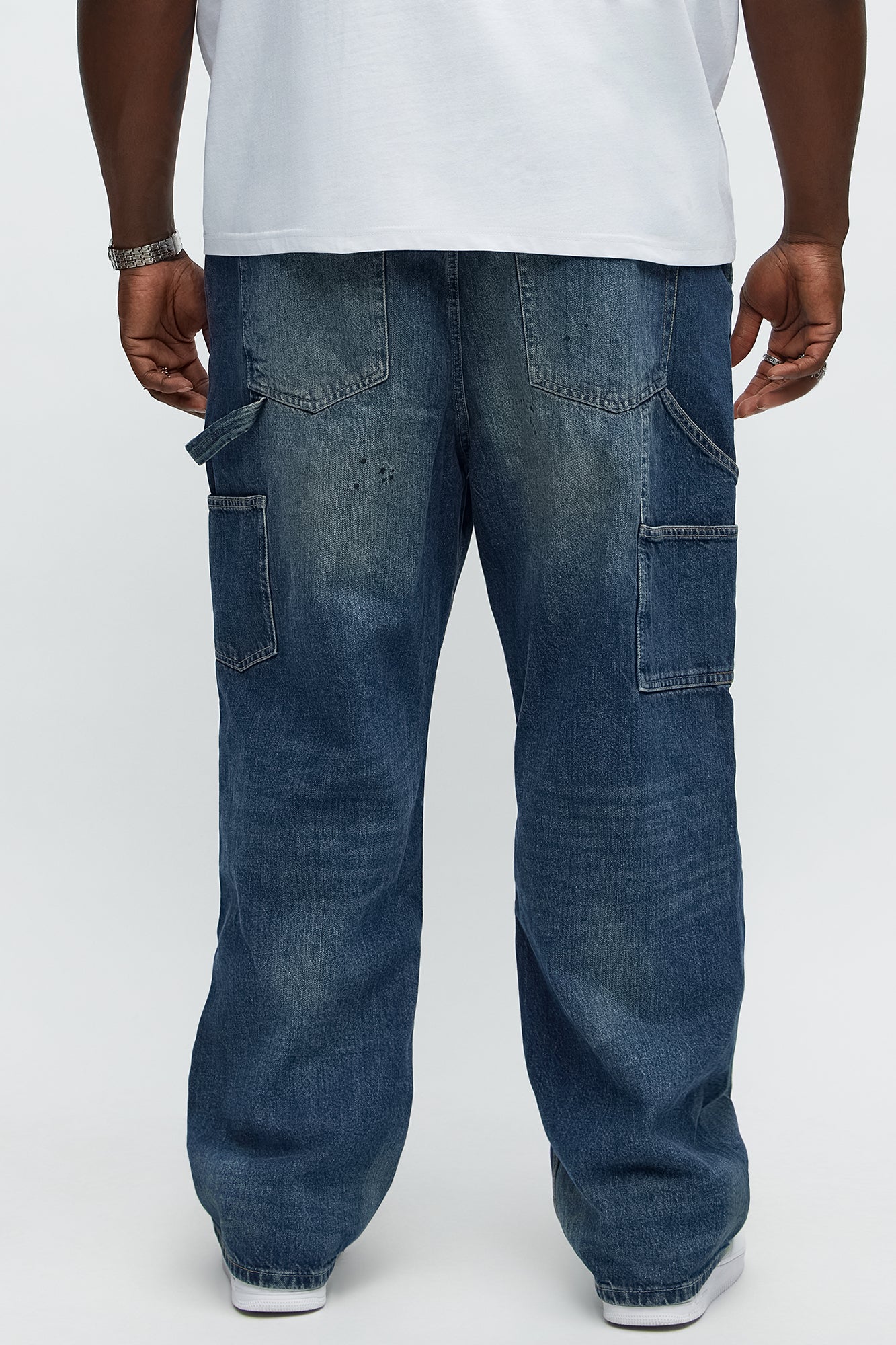 Righteous Carpenter Baggy Jeans - Dark Wash