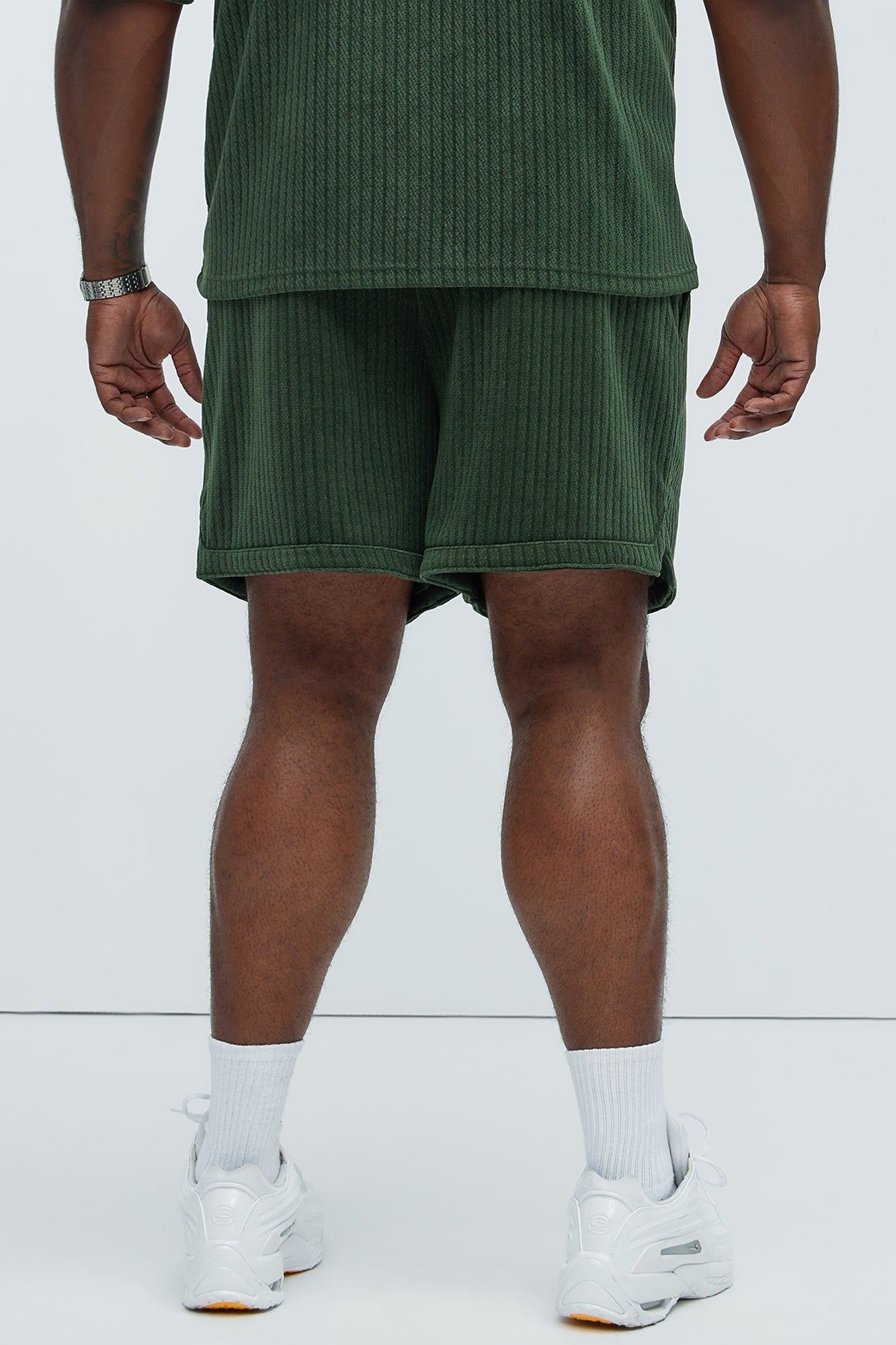 Easton Textured Shorts - Green
