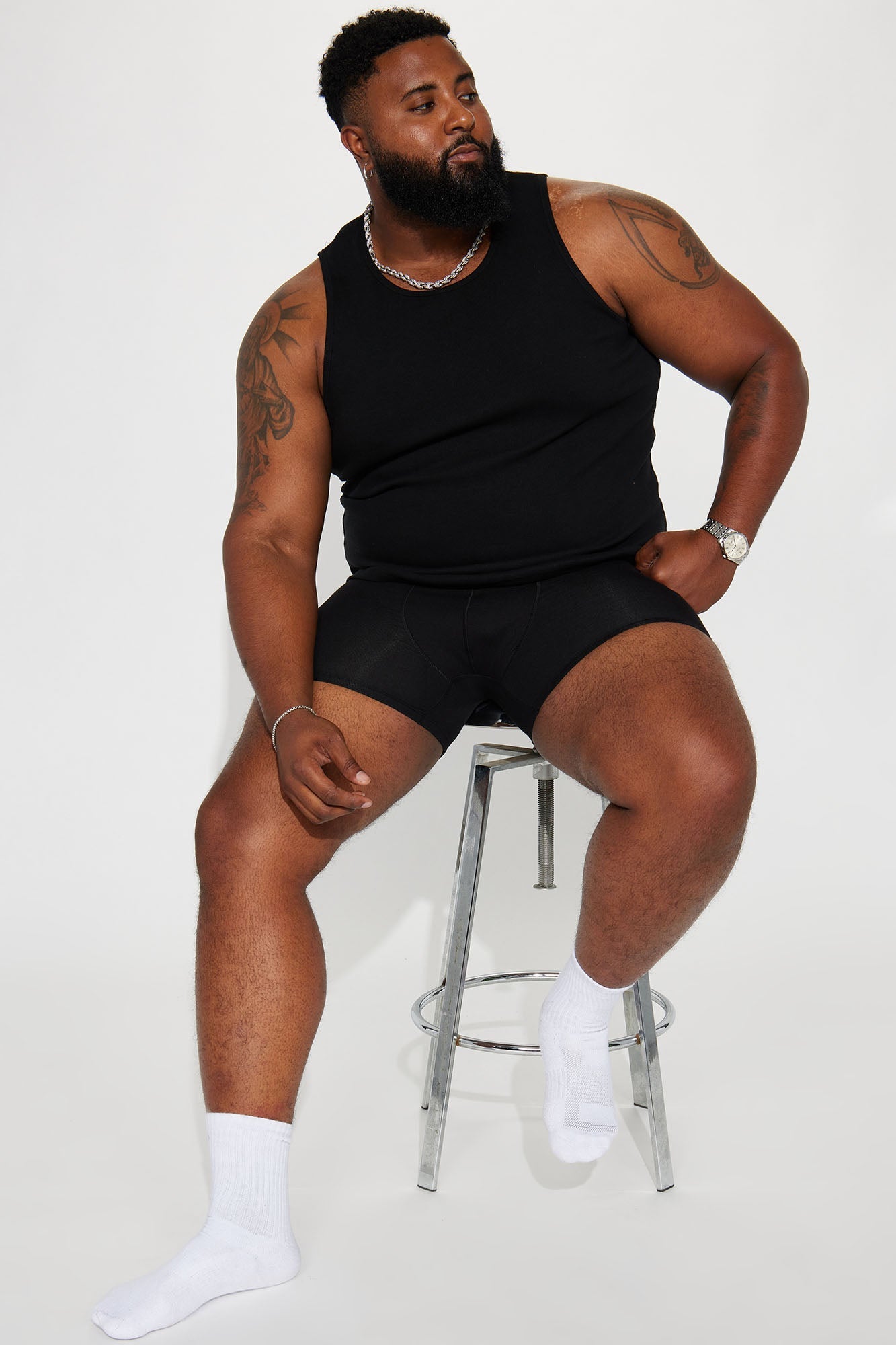 Novamen Modal Boxer Brief - Black