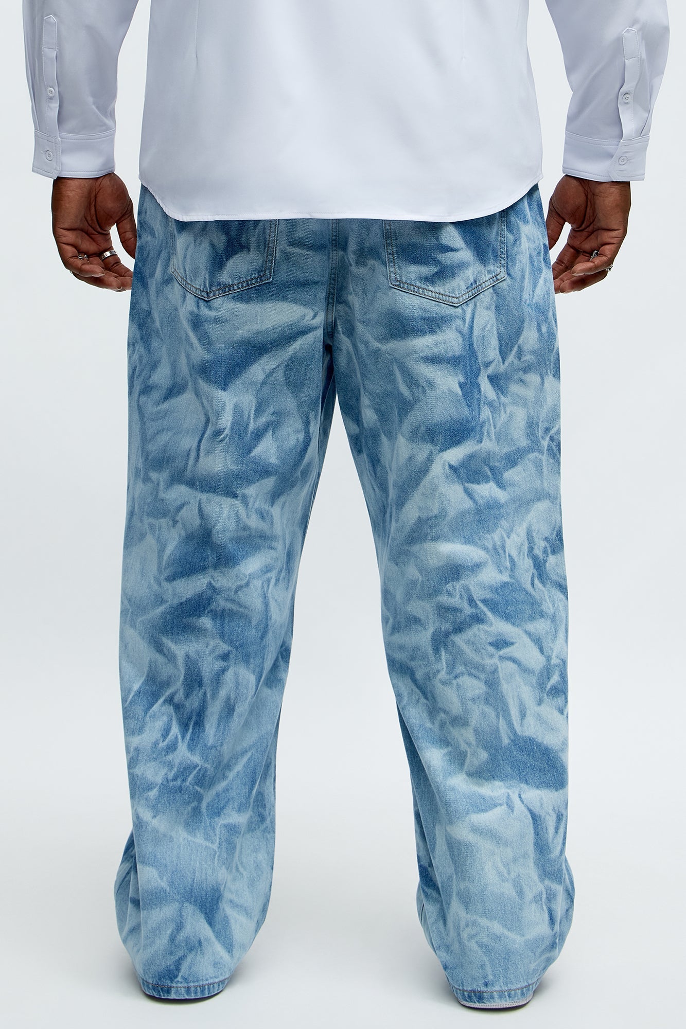 Baggy Get You There Jeans - Light Blue Wash
