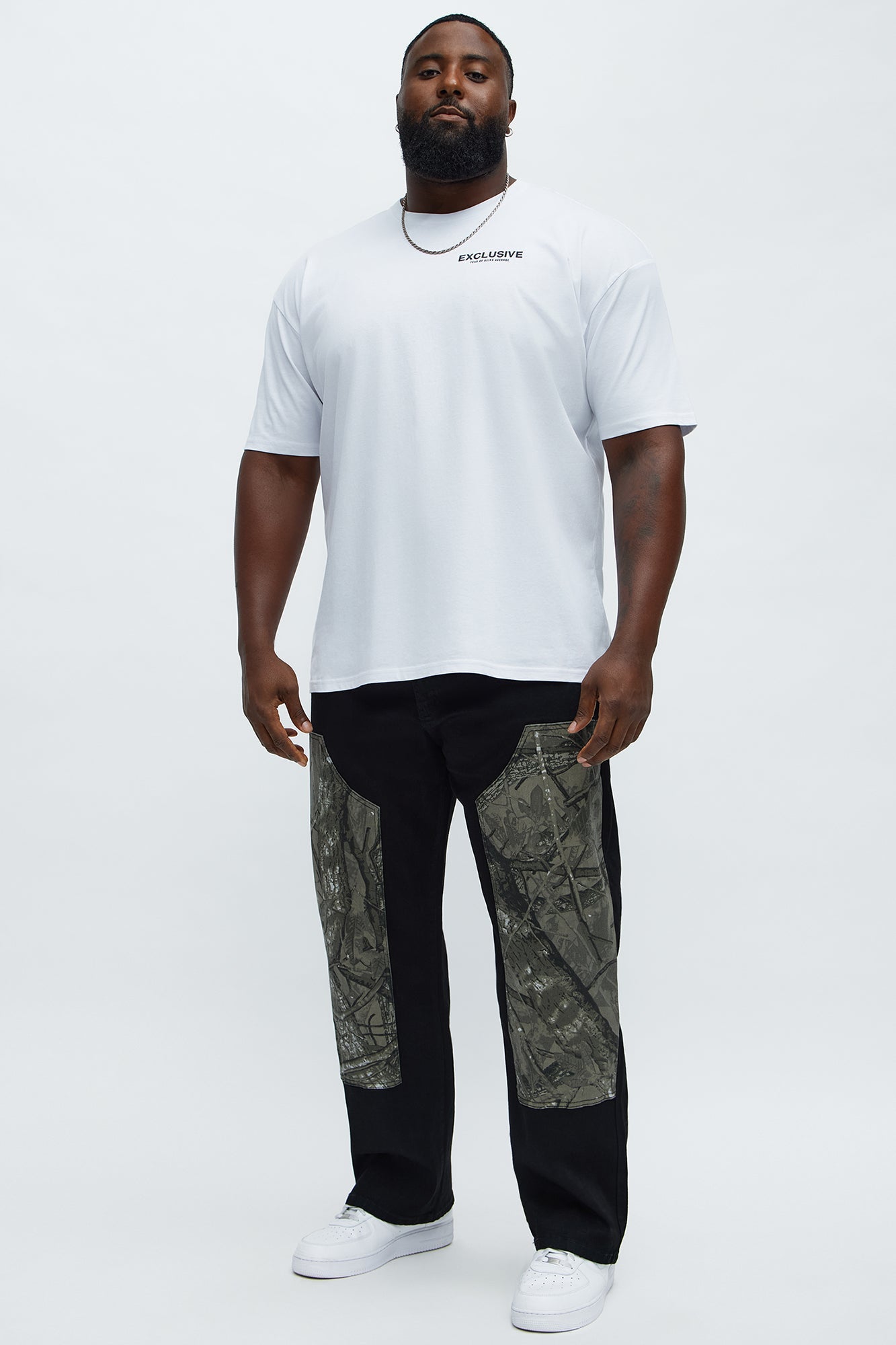 Exclusive Fear Of Being Average Short Sleeve Tee - White